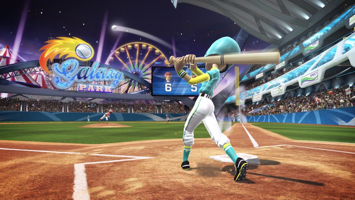 Kinect Sports baseball battitore, 1244x700 HD, PC