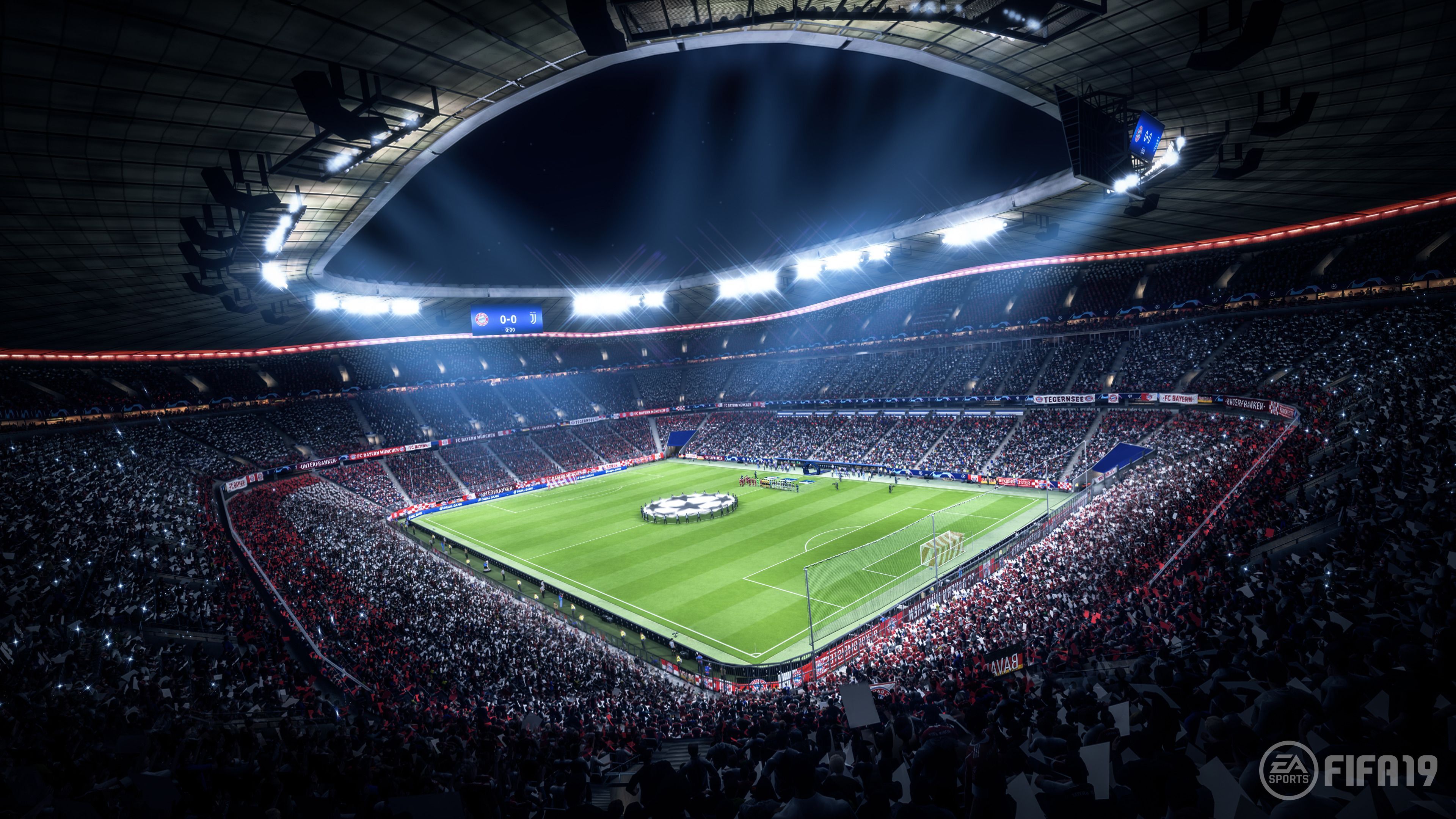 Stadio calcio FIFA 19, 3840x2160 Ultra HD, 4K TV