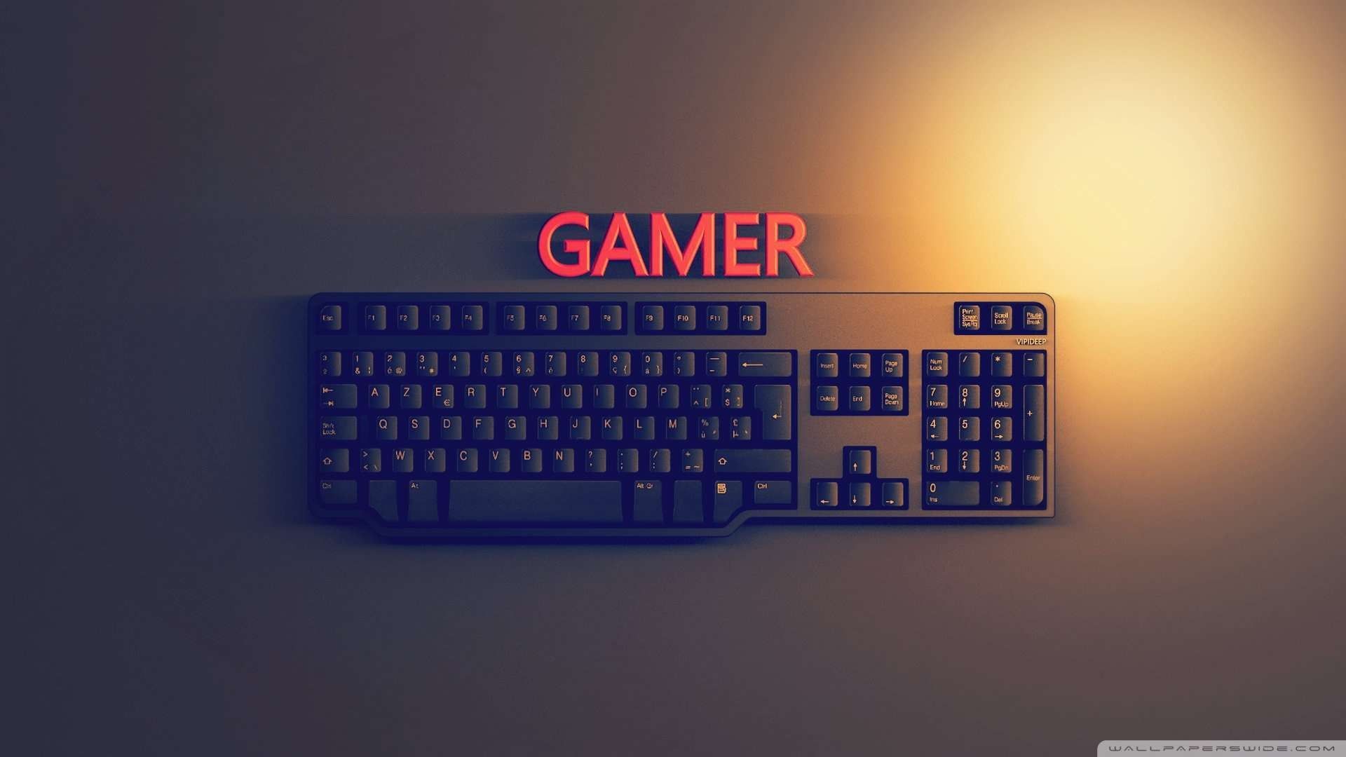 Tastiera nera con scritta Gamer, 1920x1080 1080p, PC Desktop