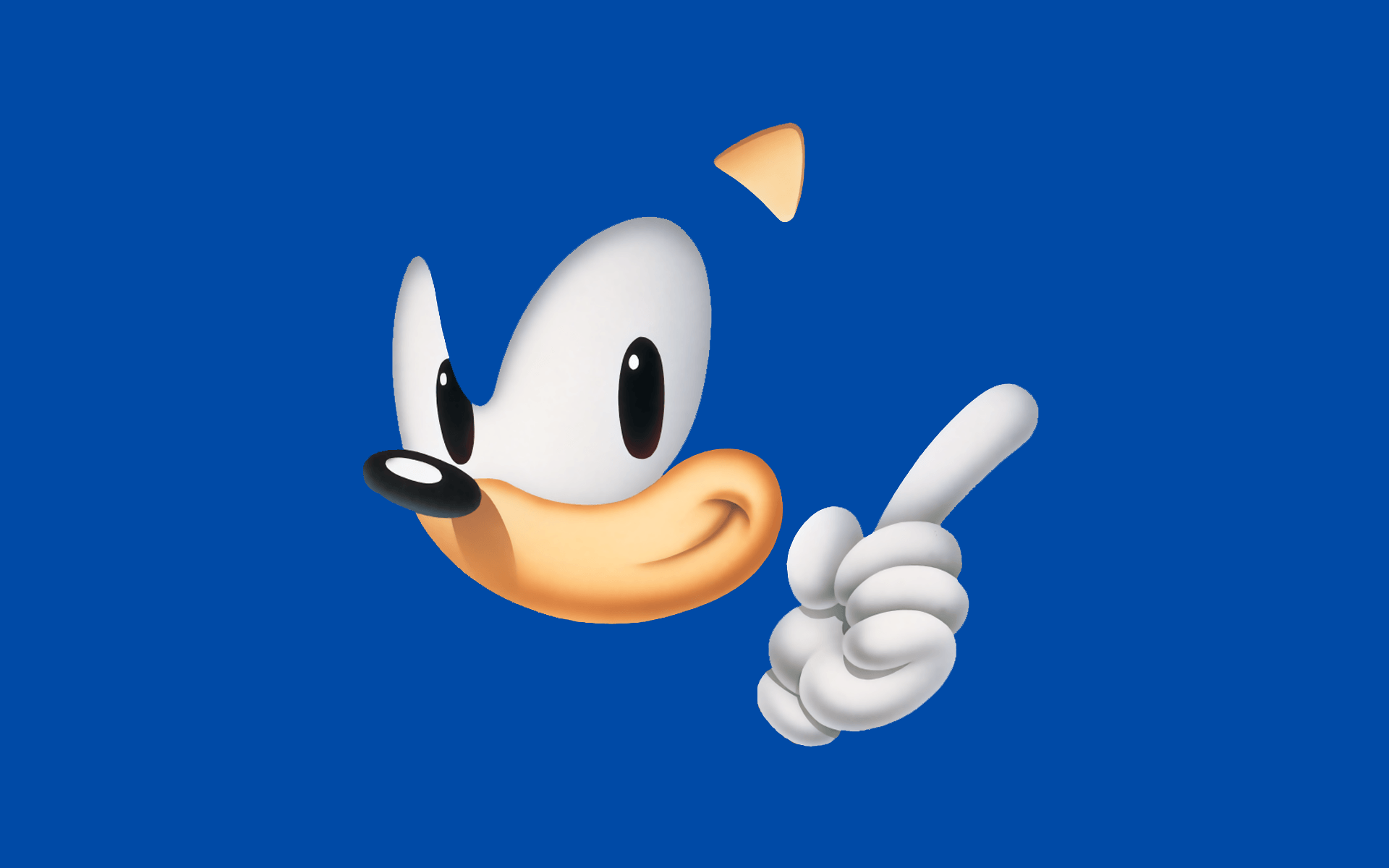 Sonic the Hedgehog stilizzato blu, riccio blu, 1920x1200 WUXGA, Laptop