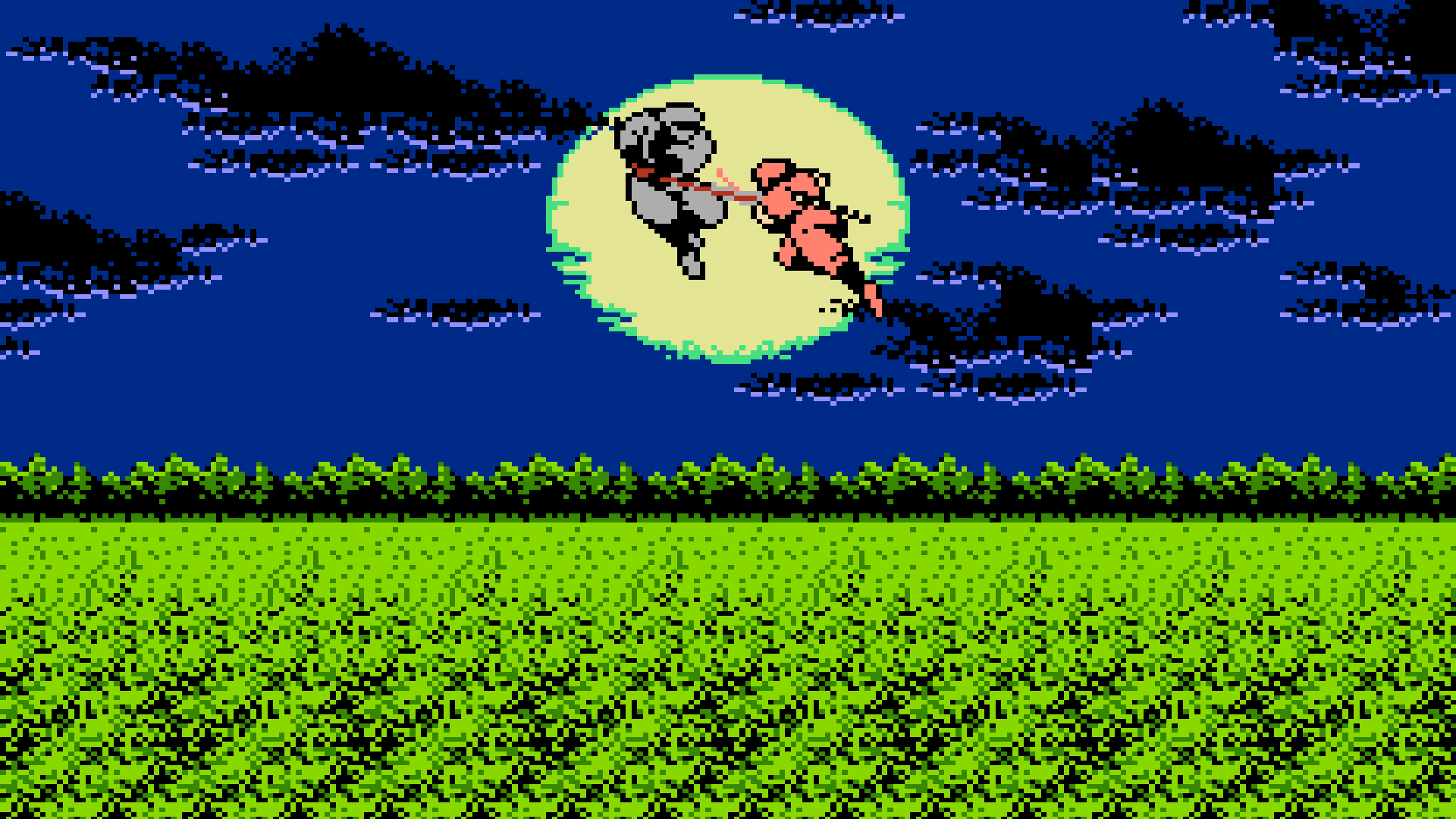 Ninja Gaiden pixel art retro, 1920x1080 Full HD, Laptop