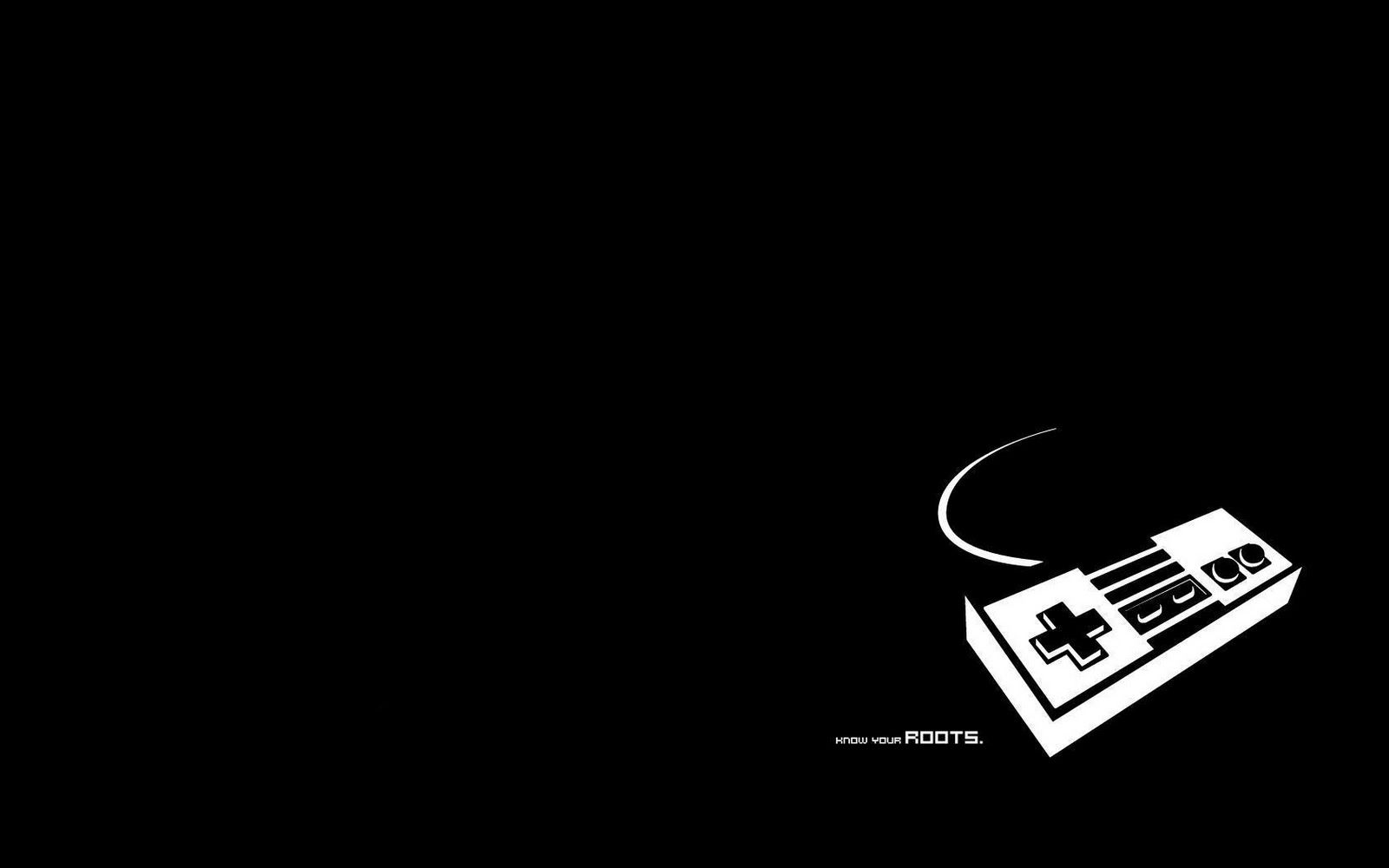 Controller NES bianco nero, 1600x1000 900p, Desktop
