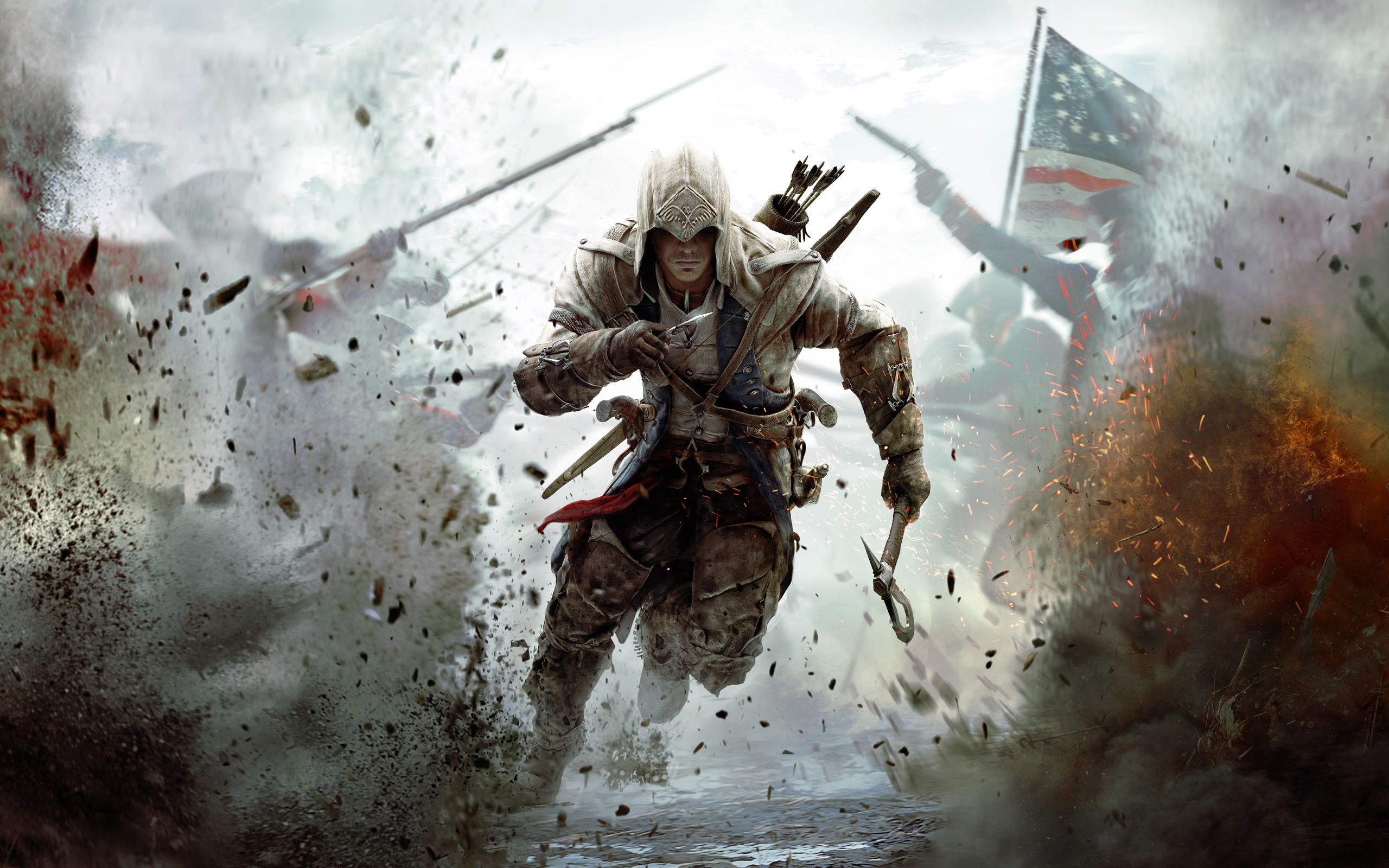 Assassin's Creed III Connor, azione-avventura, 2560x1600 WQXGA, Desktop