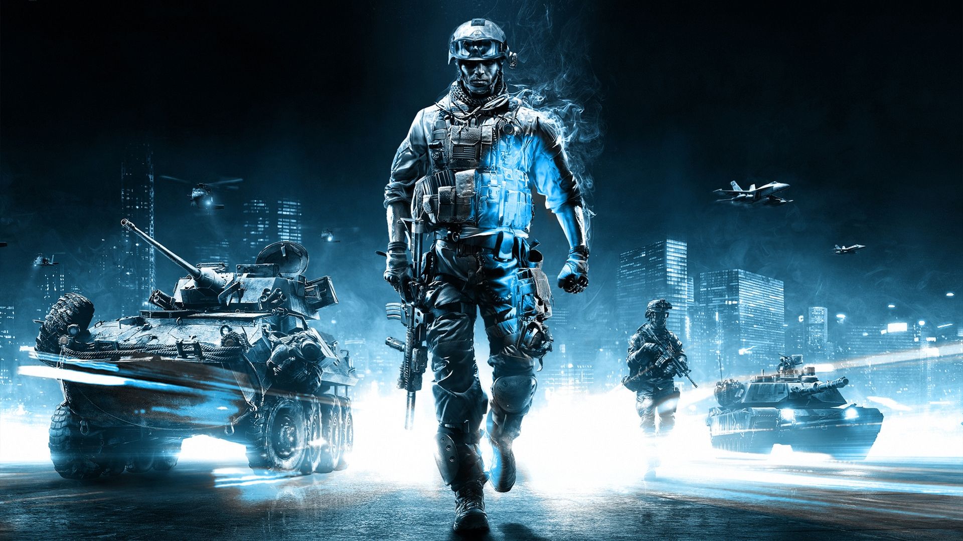 Battlefield 3 soldati e carri armati, sparatutto FPS, 1920x1080 Full HD, PC