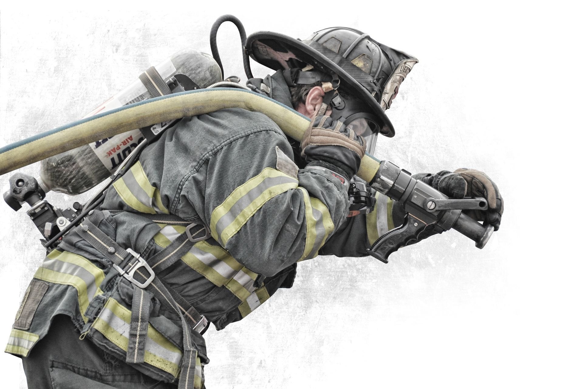 Vigile del fuoco con manichetta, 1920x1280 Full HD+, iMac