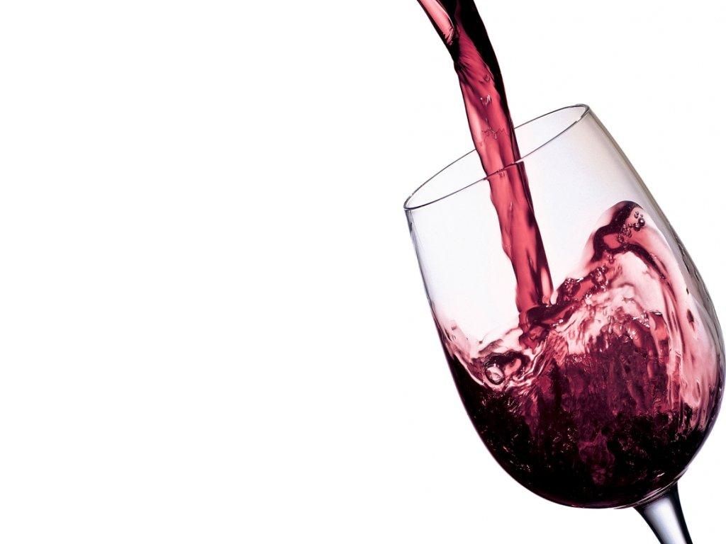 Vino rosso versato in calice, 1024x768 HD, PC