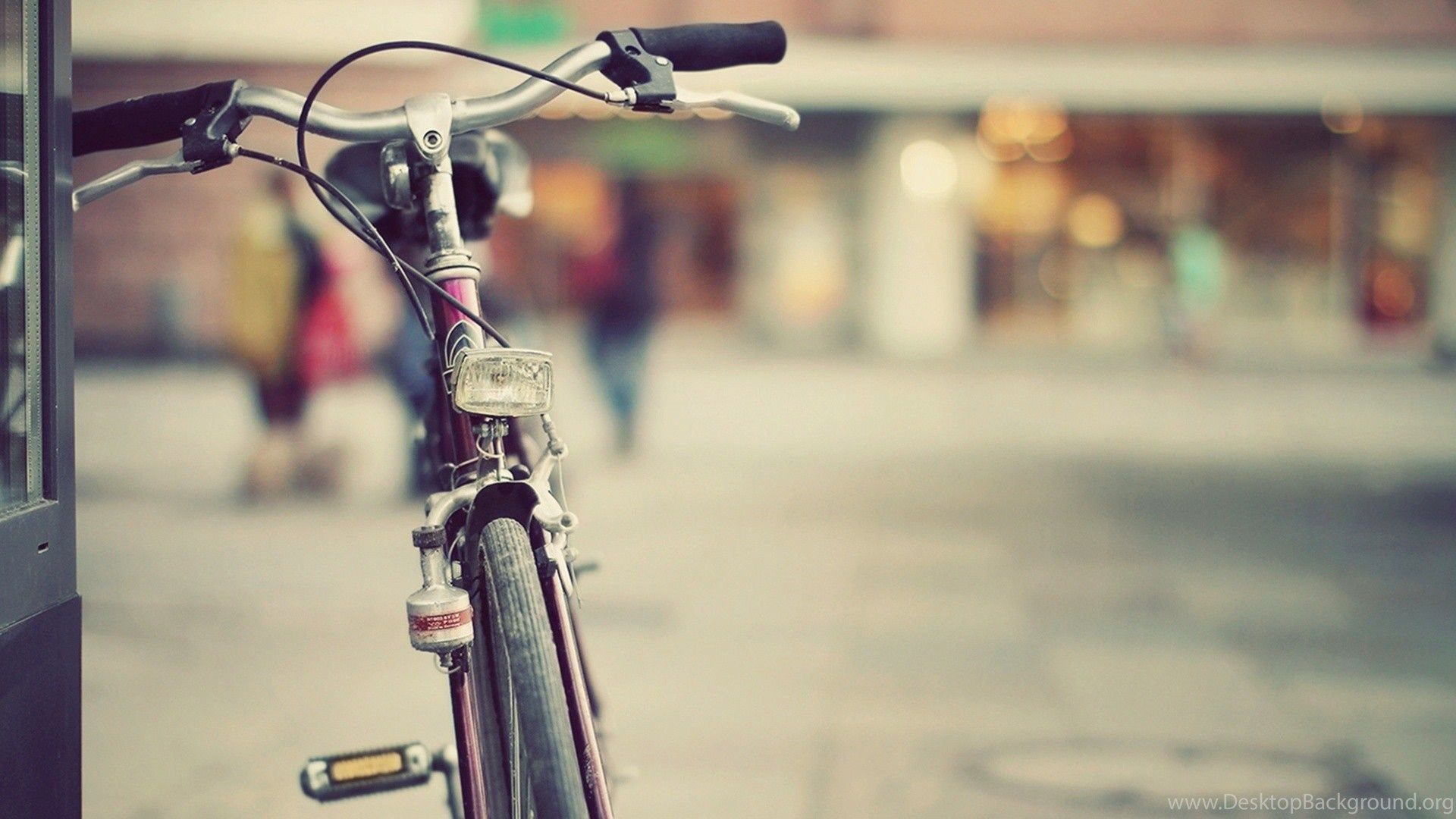 Bicicletta vintage in strada, 1920x1080 Full HD, PC