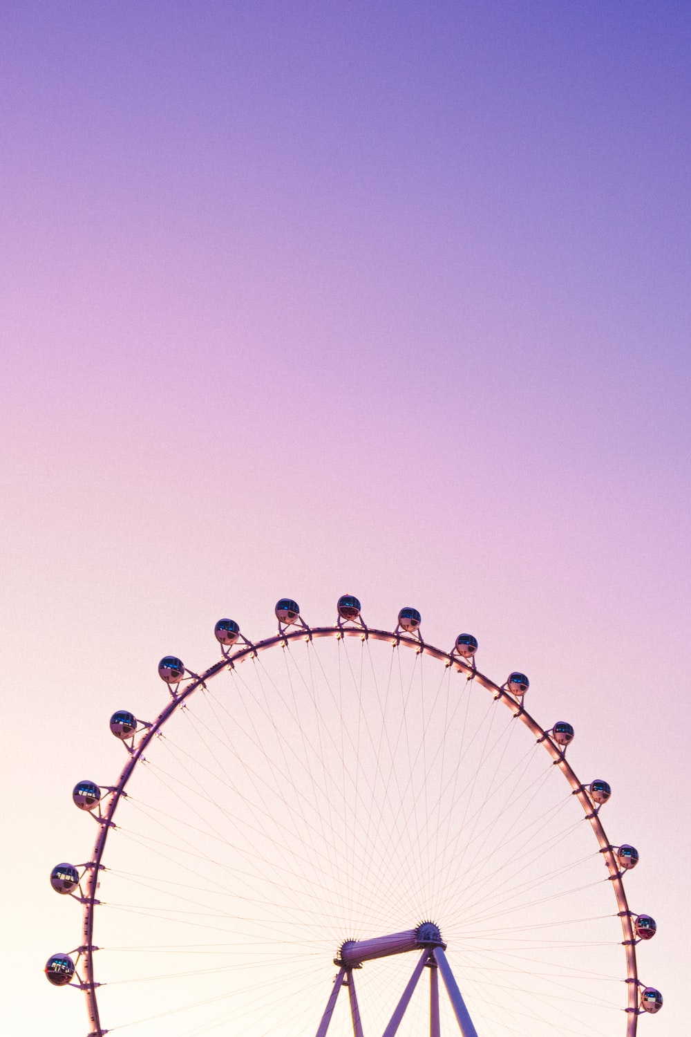 Ruota panoramica cielo viola, 1000x1500 Verticale, Telefono