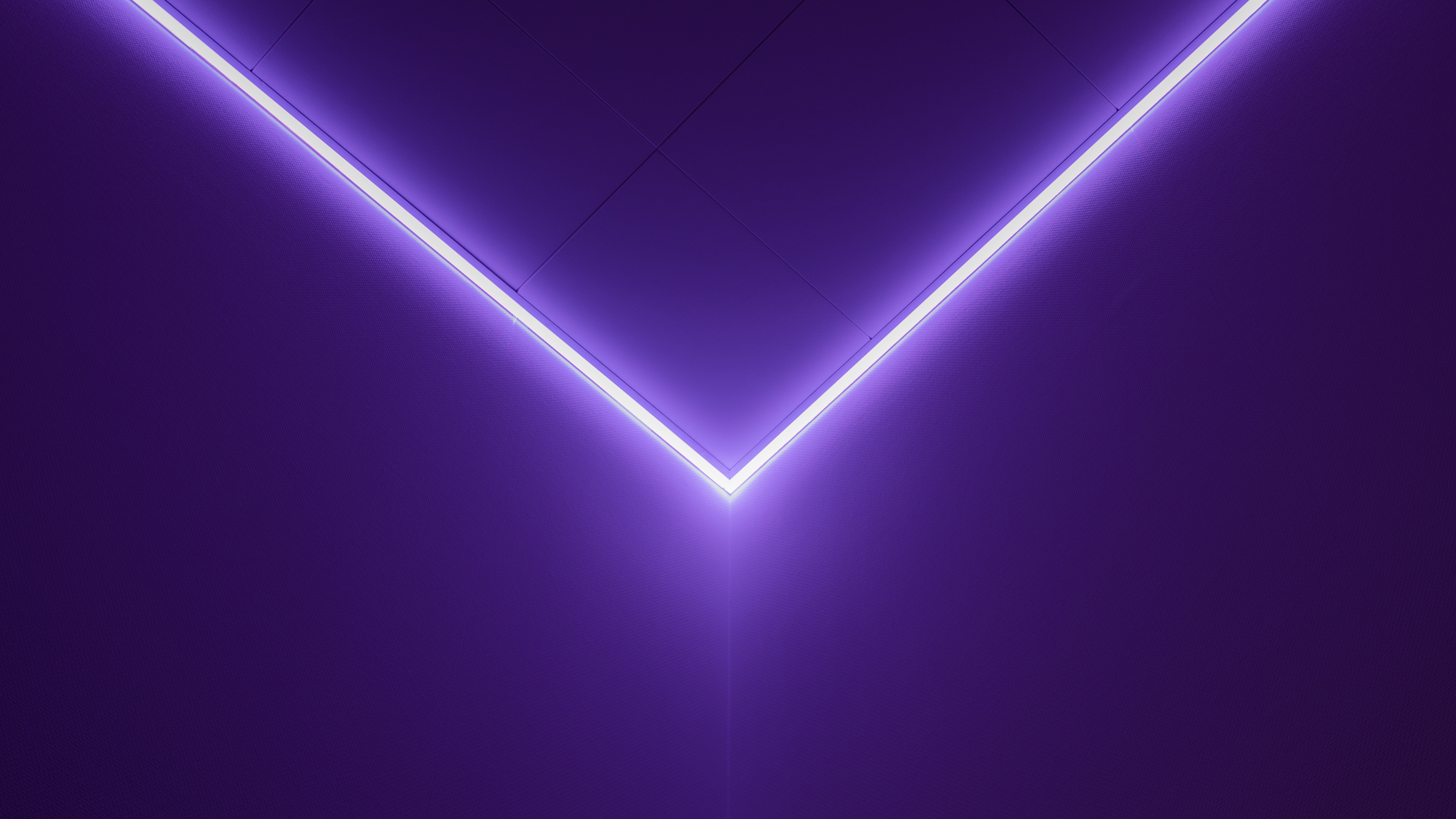 Linee luminose viola geometriche, 3840x2160 UHD, PC 4K