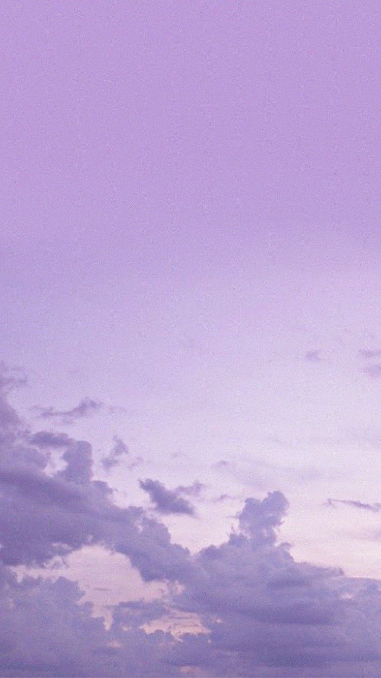 Nuvole viola pastello, 750x1334 Full HD Verticale, Smartphone