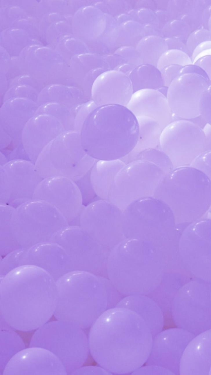 Palloncini viola pastello, 728x1294 Verticale, Mobile