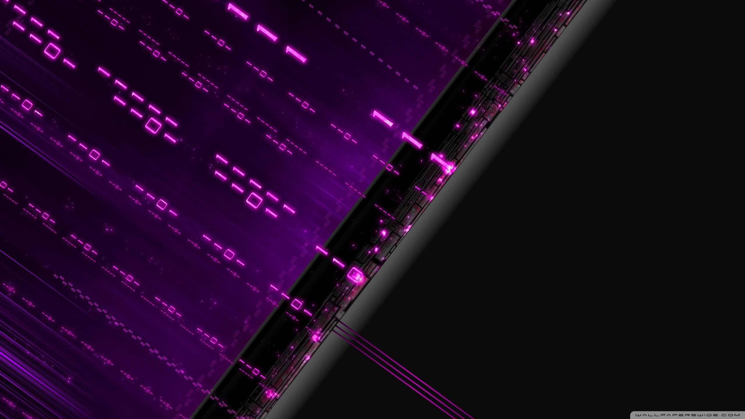 Griglia astratta viola geometrica, 2560x1440 2K, PC Desktop