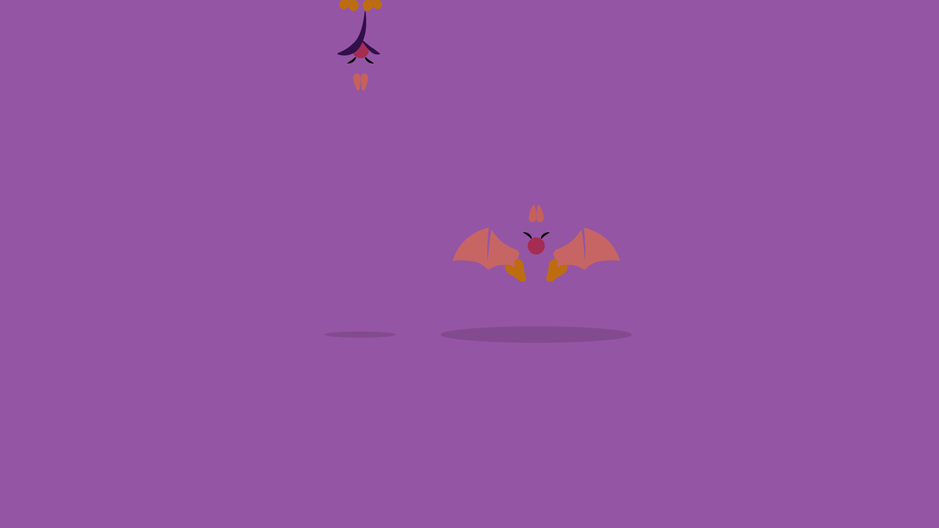 Pipistrelli stilizzati viola, 1920x1080 Full HD 1080p, PC Desktop