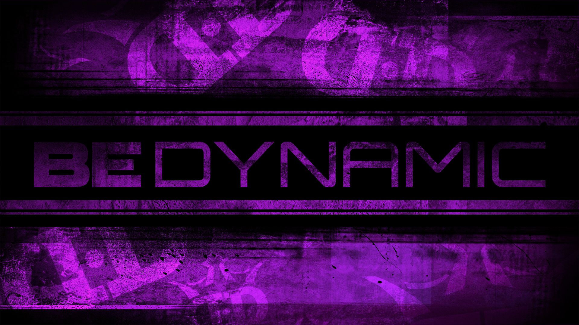 Testo Be Dynamic viola grunge, 1920x1080 1080p, Desktop