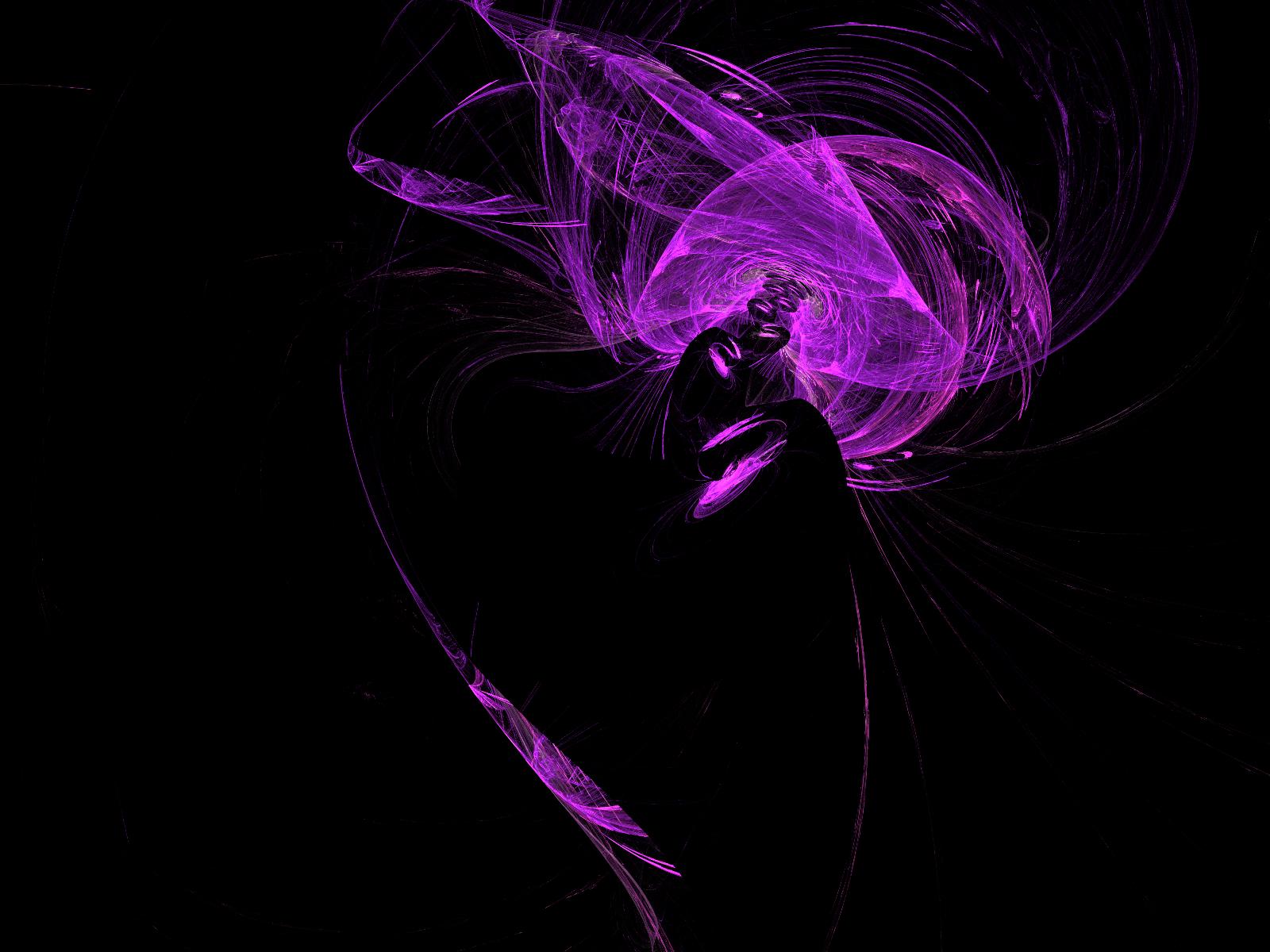 Vortice astratto viola scuro, 1600x1200 HD, PC
