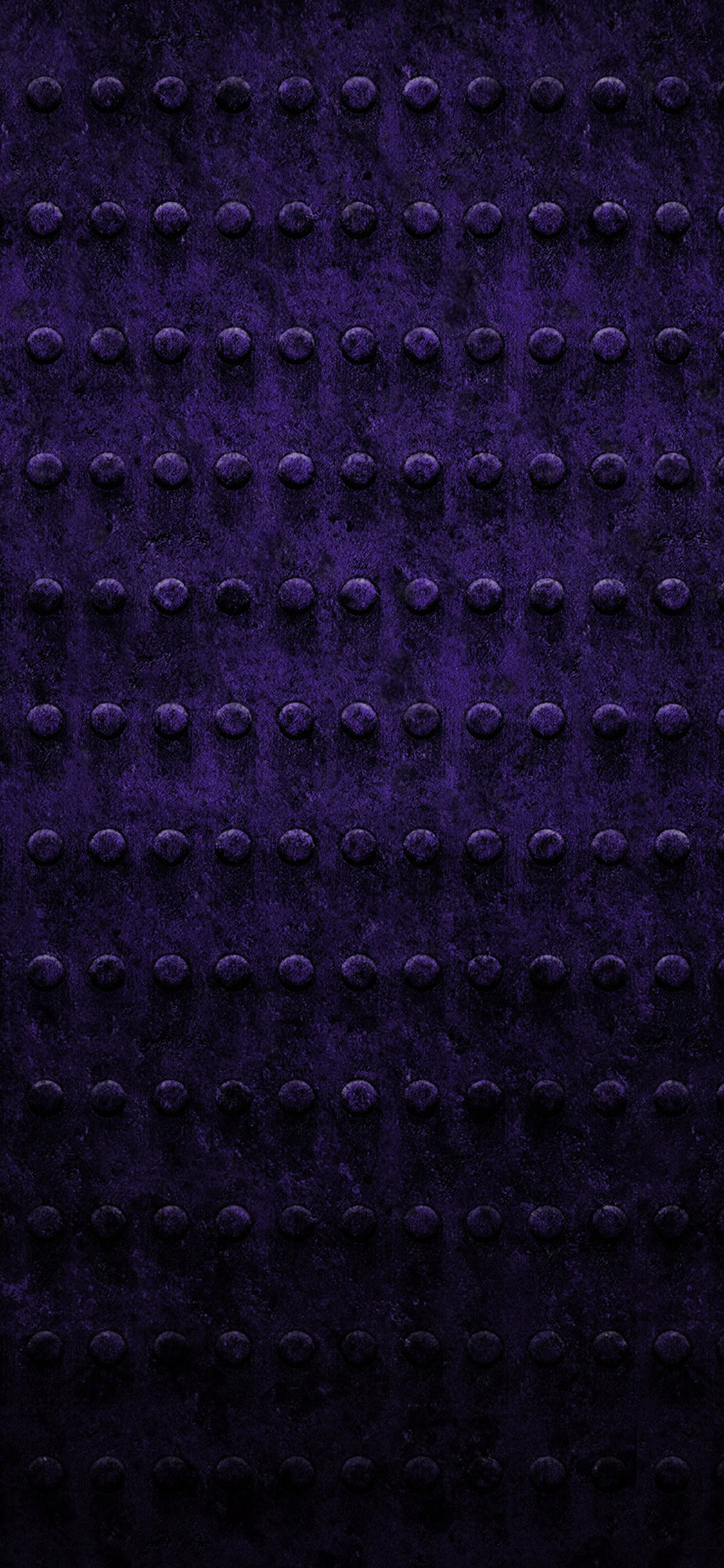 Muro metallico borchie viola, 1125x2436 Verticale, Mobile