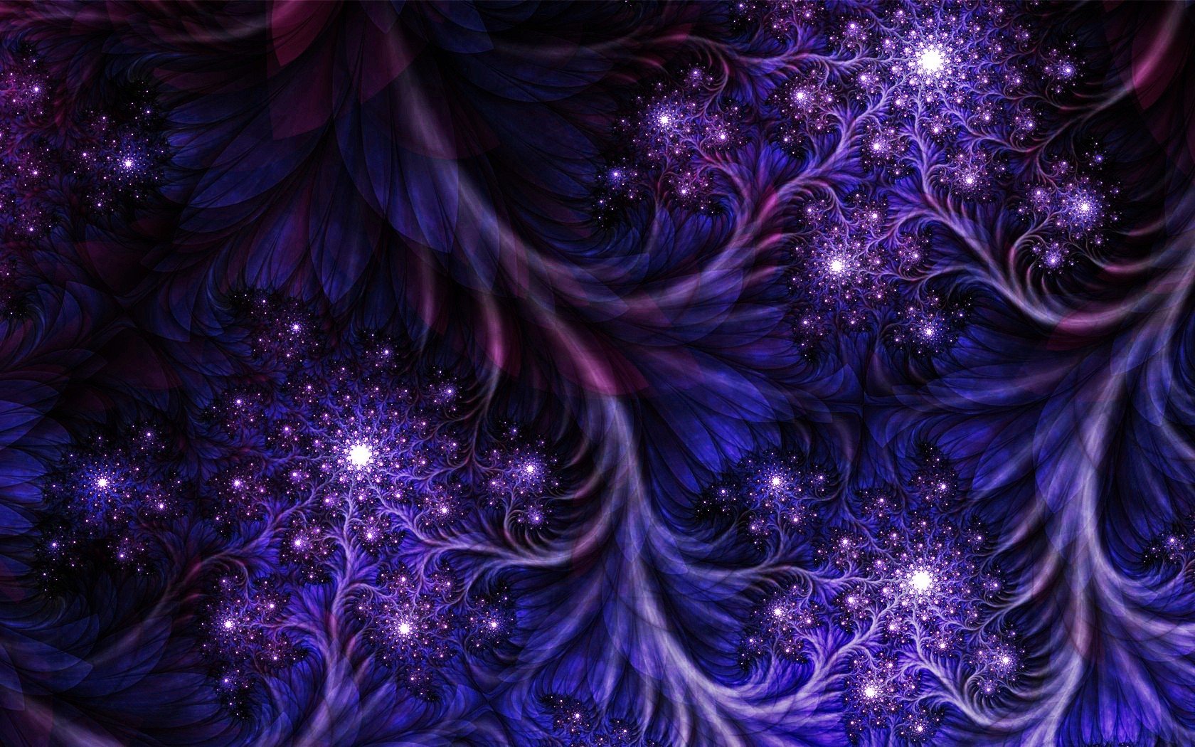 Frattale astratto viola scuro, 1680x1050 HD, Desktop