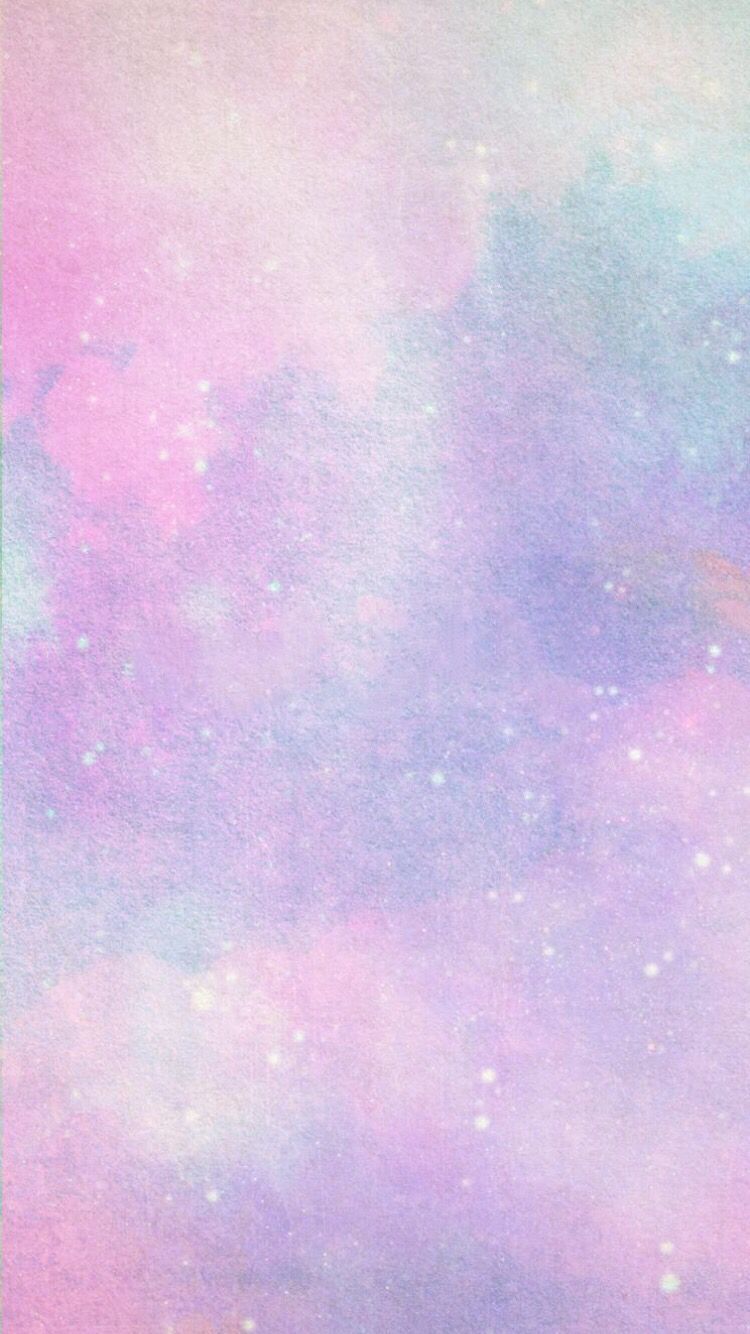 Cielo pastello viola acquerello, 750x1334 Verticale, Telefono