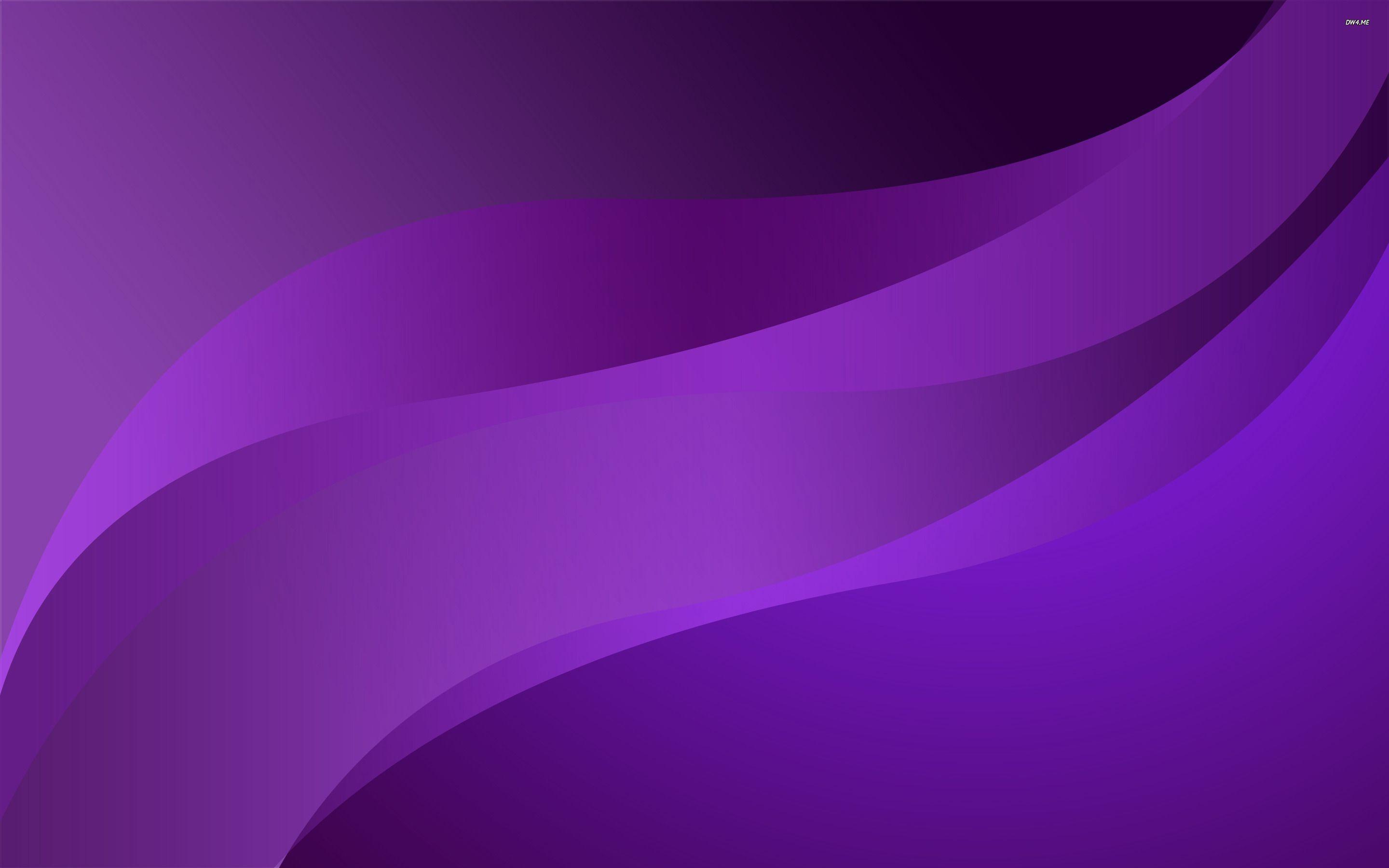 Onde astratte viola sfumate, 2880x1800 2K, Desktop