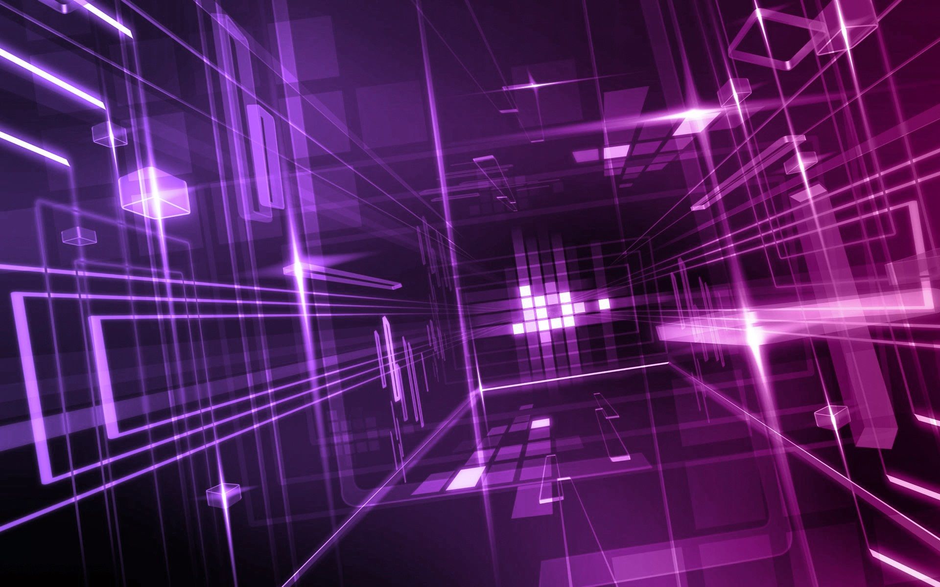 Tunnel astratto viola digitale, 1920x1200 Full HD+ WUXGA, PC Desktop