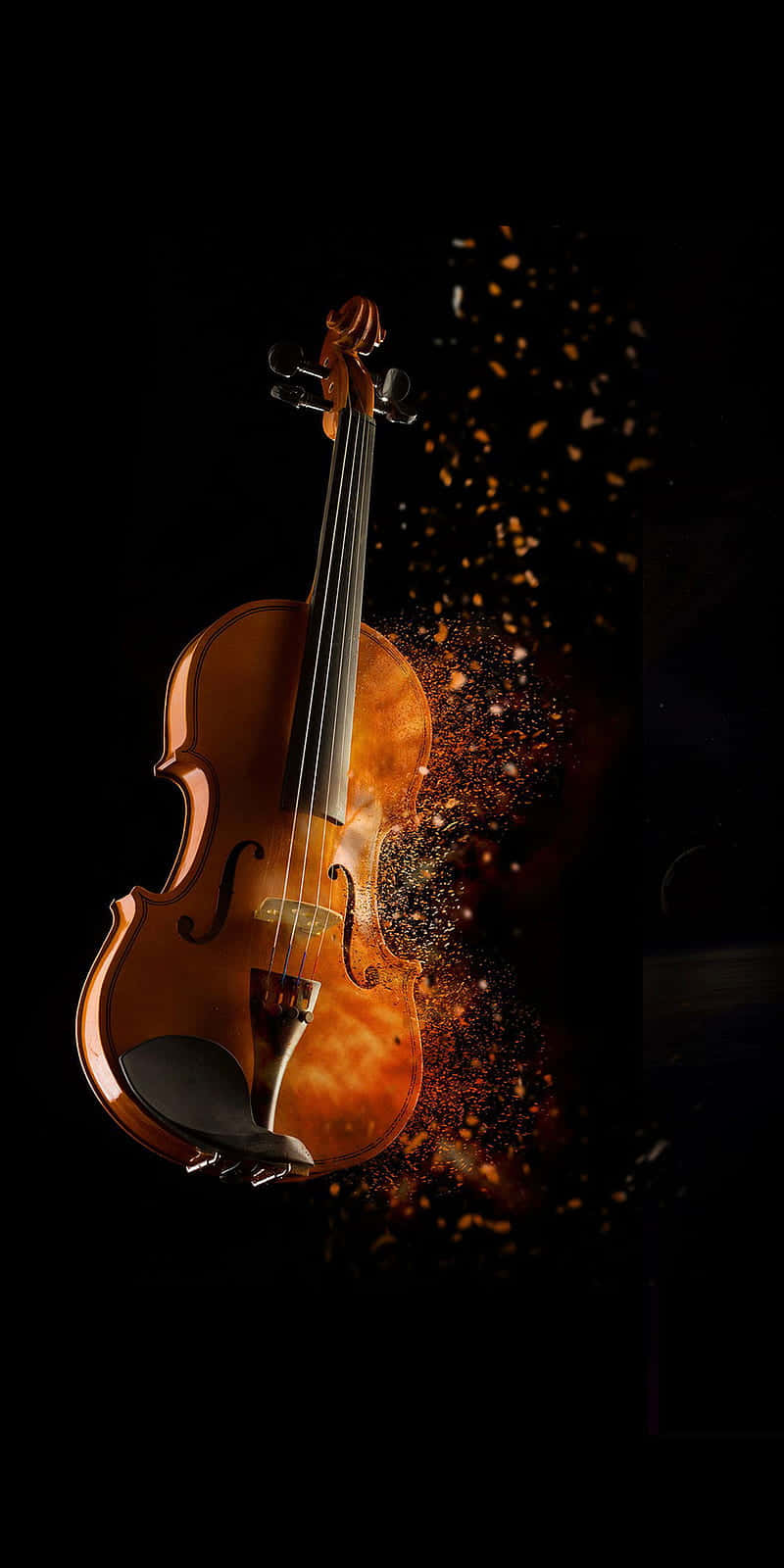 Violino con effetto dispersione, 800x1600 Full HD Verticale, Smartphone