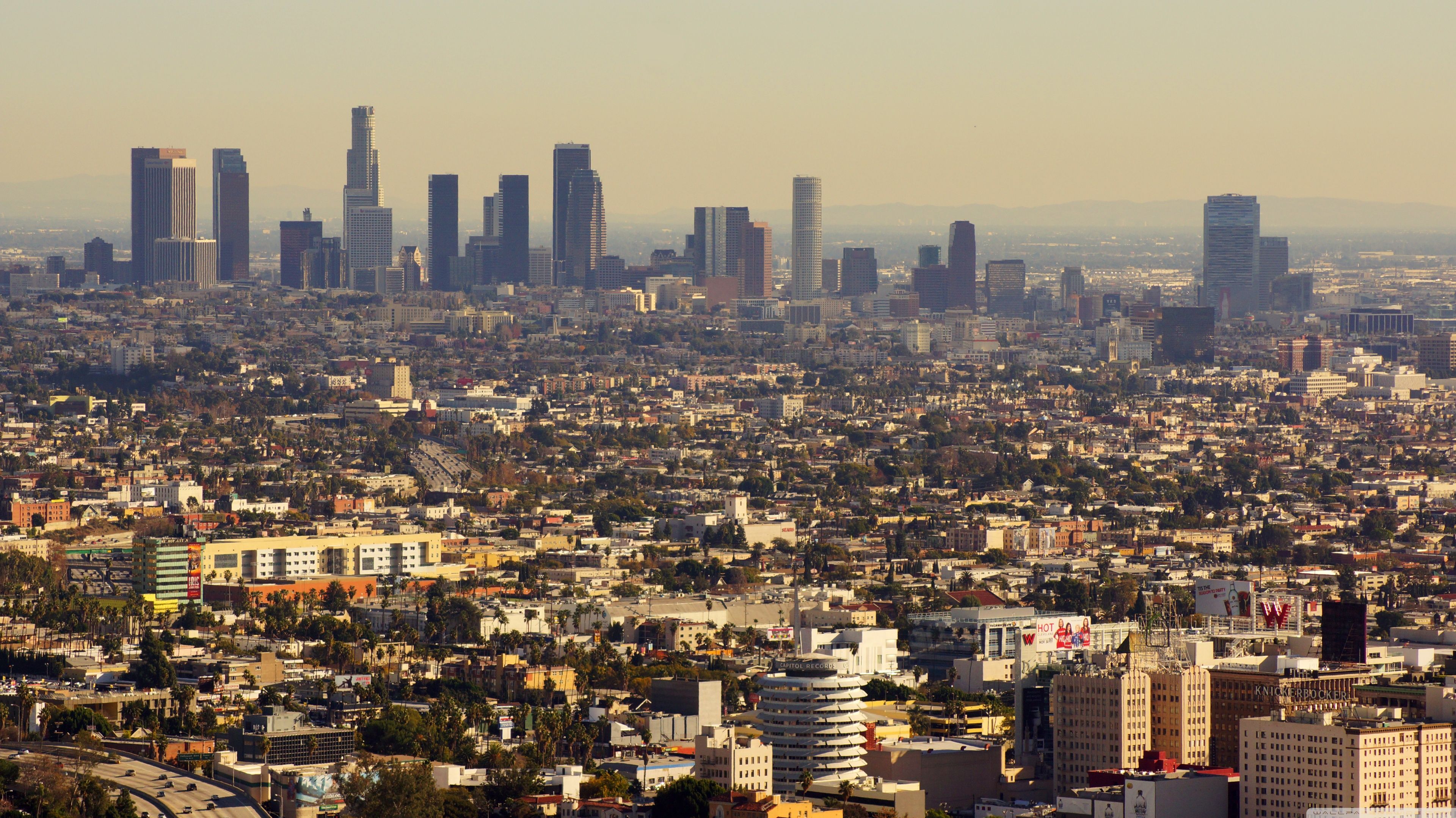 Skyline Los Angeles di notte, 1920x1080 1080p, Desktop