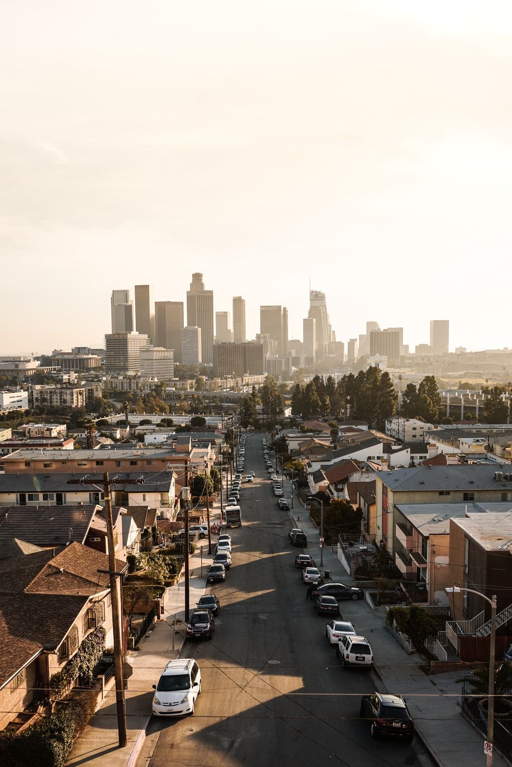 Vista aerea notturna Los Angeles, 1920x1080 Full HD 1080p, PC
