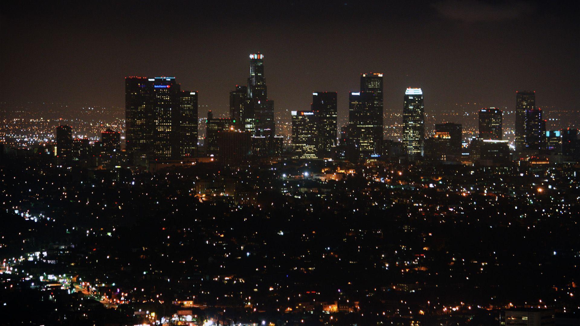 Vista aerea skyline Los Angeles, 1400x1026 720p, Laptop