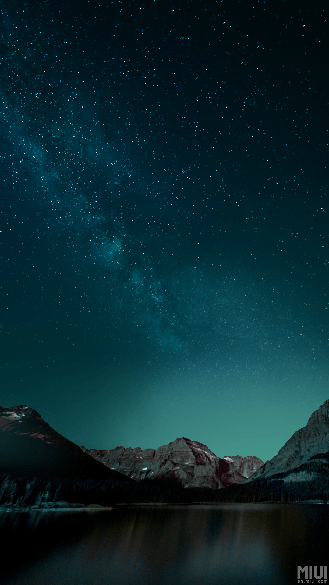 Montagne notturne con stelle, 1080x1920 Full HD Verticale, Samsung Galaxy