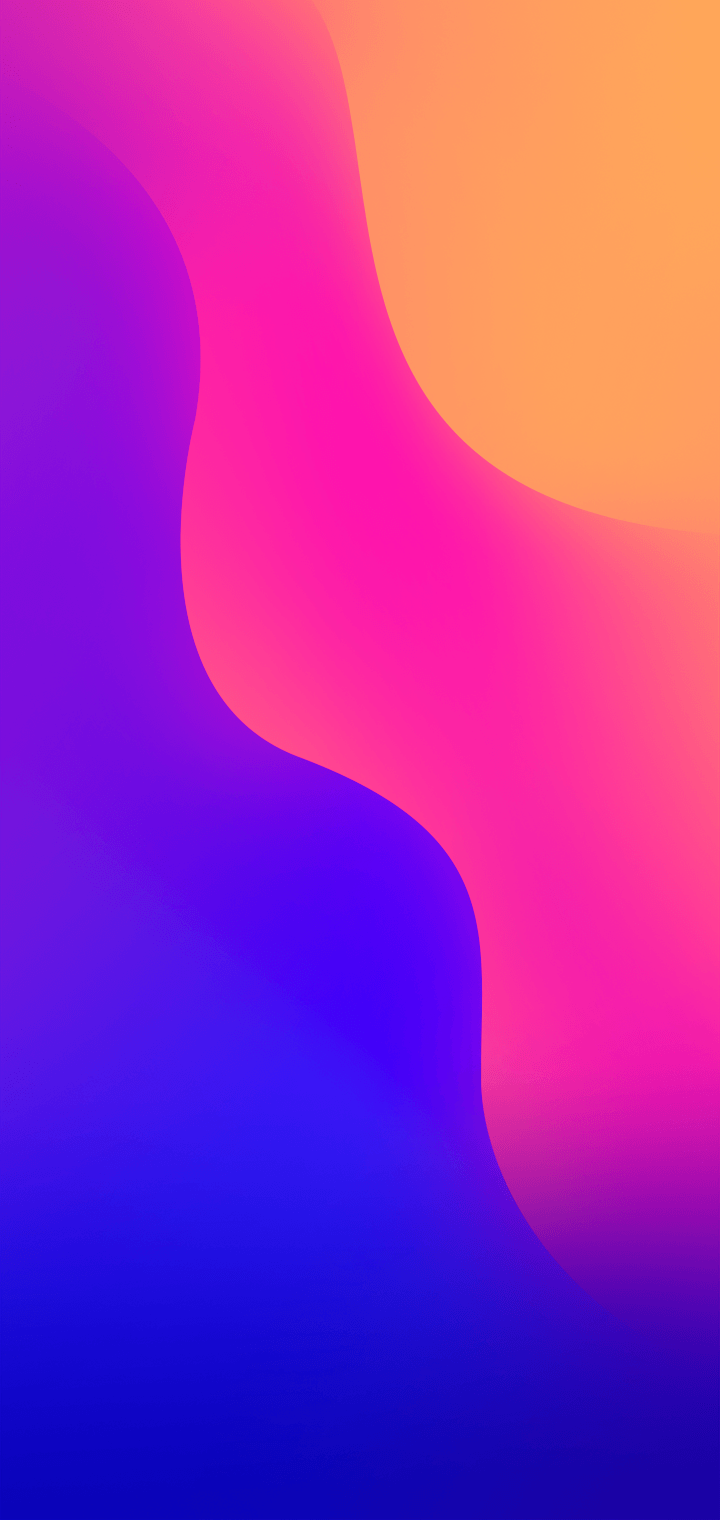 onde astratte gradiente colorato, 720x1520 Verticale, Telefono