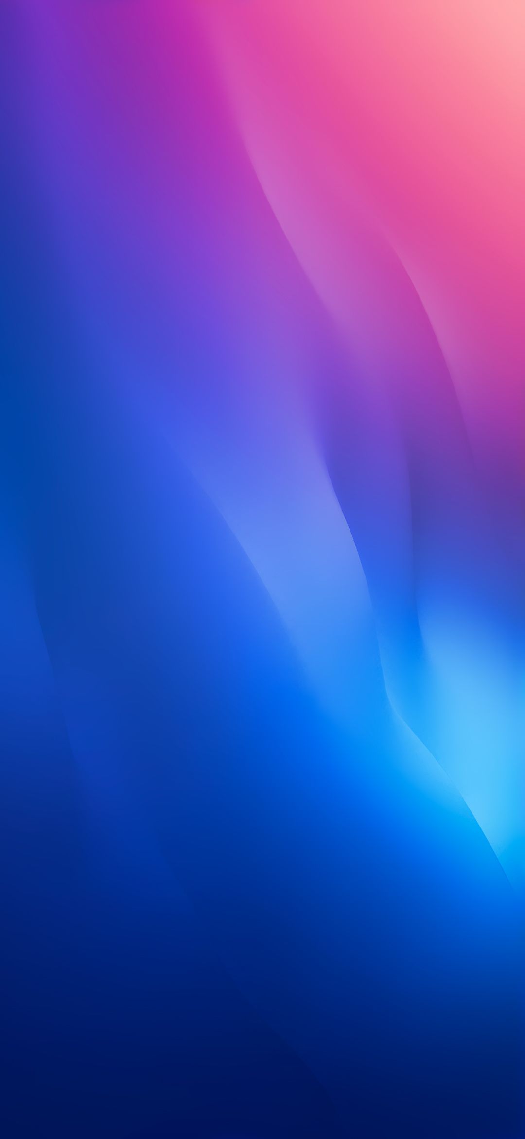 Onde astratte blu viola, 1080x2340 Verticale, Mobile