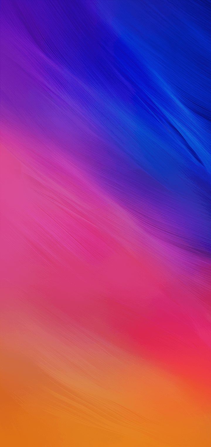 Sfumatura astratta blu rosa arancione, 720x1520 Verticale, Telefono