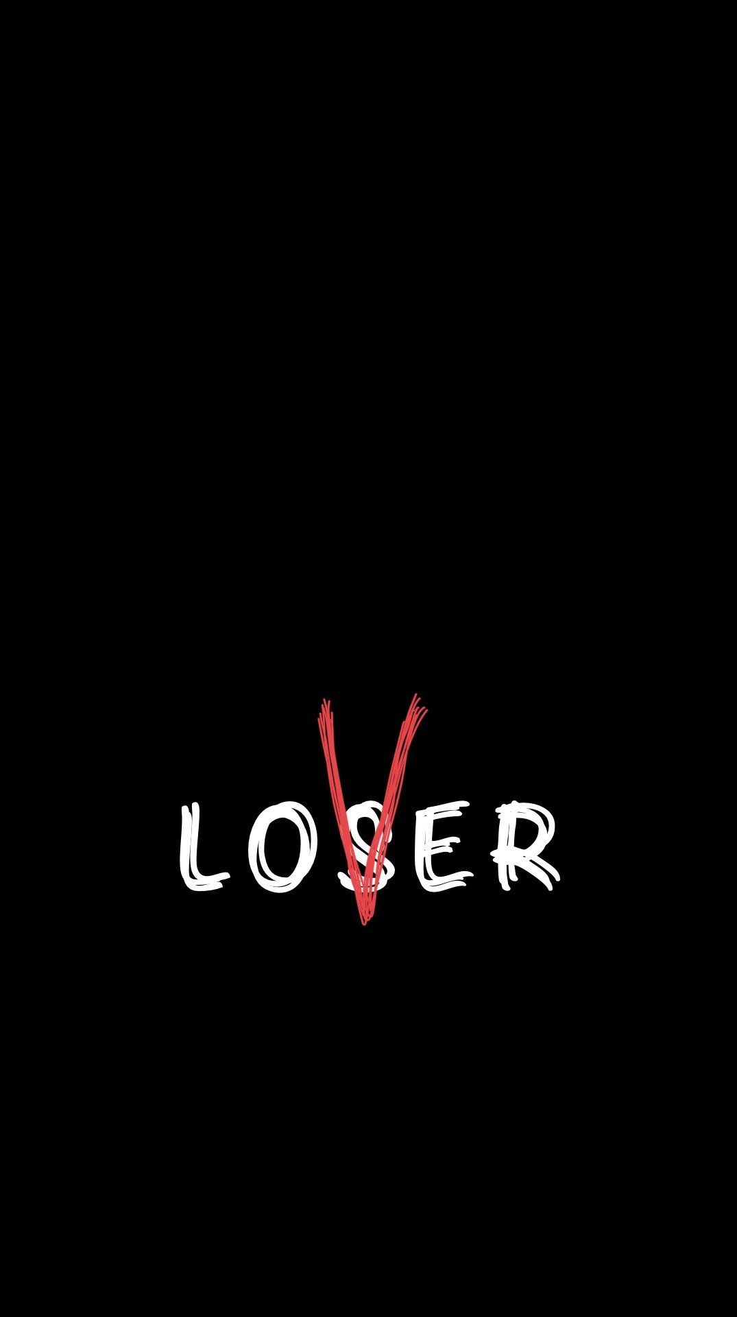Logo Vlone Loser nero, 1075x1920 Full HD Verticale, iPhone