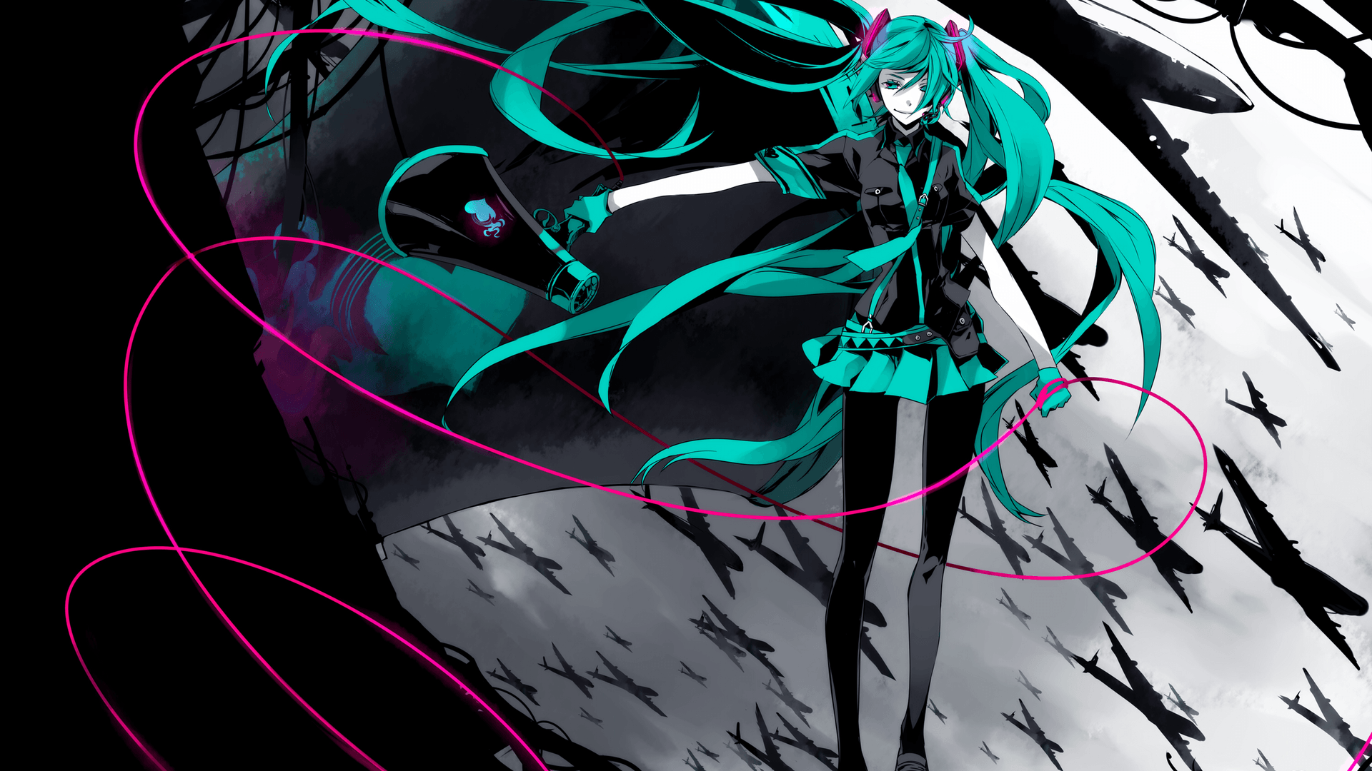 Hatsune Miku Vocaloid, 1920x1080 Full HD, Desktop