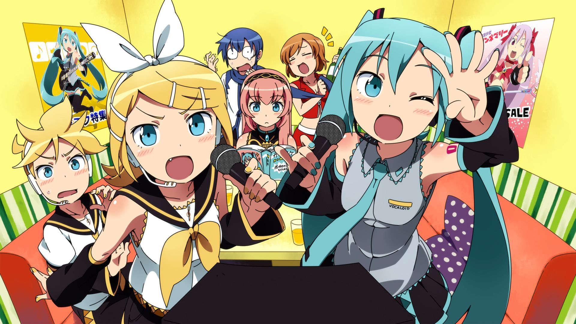 Personaggi Vocaloid gruppo anime, 1920x1080 Full HD 1080p, Laptop