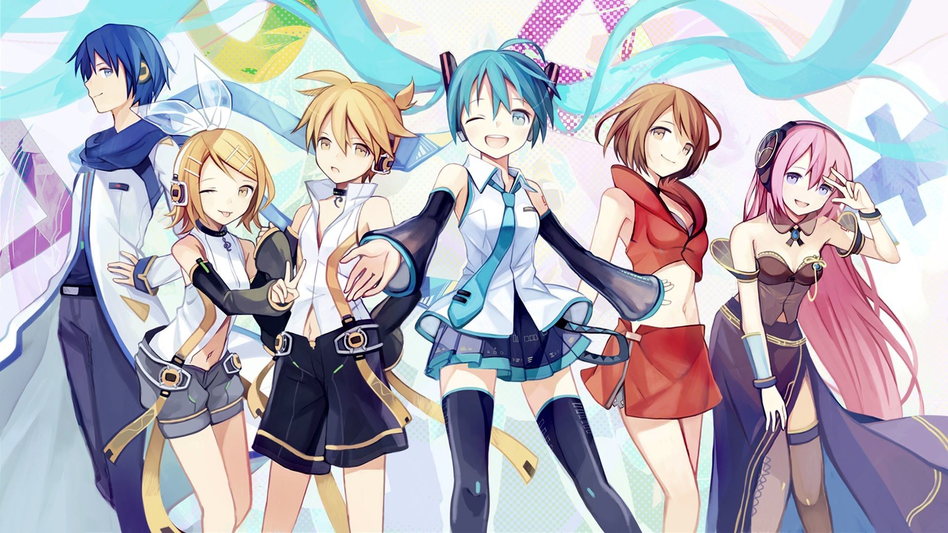 Personaggi Vocaloid gruppo anime, sintesi vocale, 1920x1080 1080p, Desktop