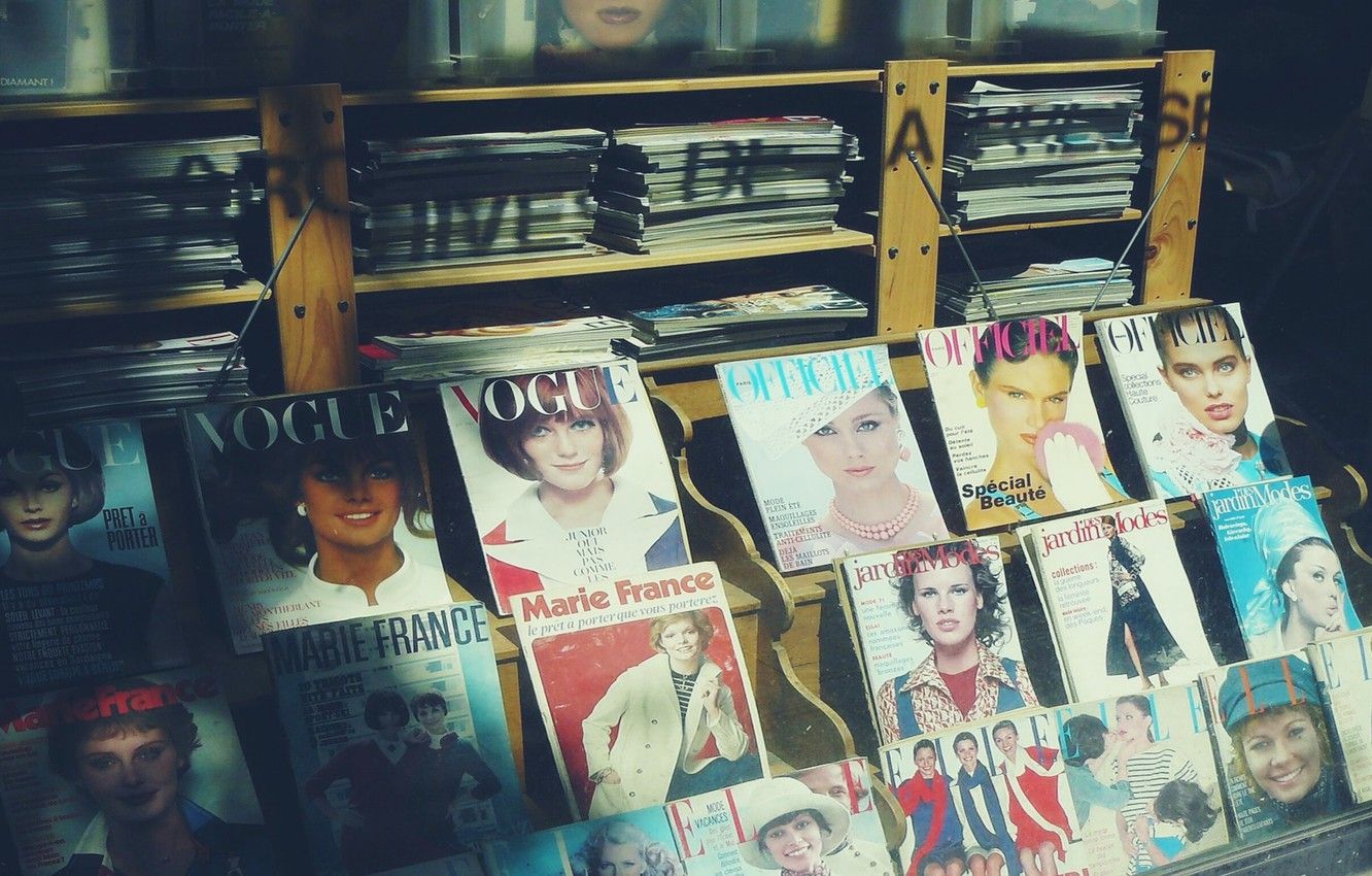 Riviste Vogue in edicola, 1332x850 720p, PC