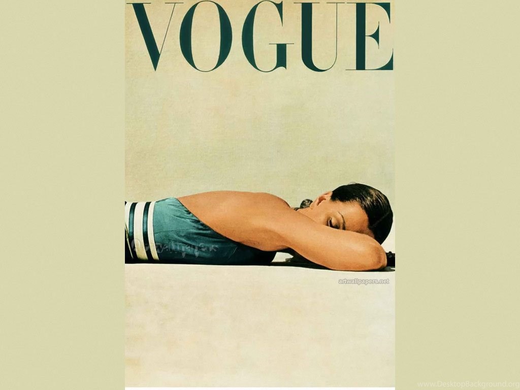 Copertina Vogue donna sdraiata, 1024x768 HD, PC Desktop