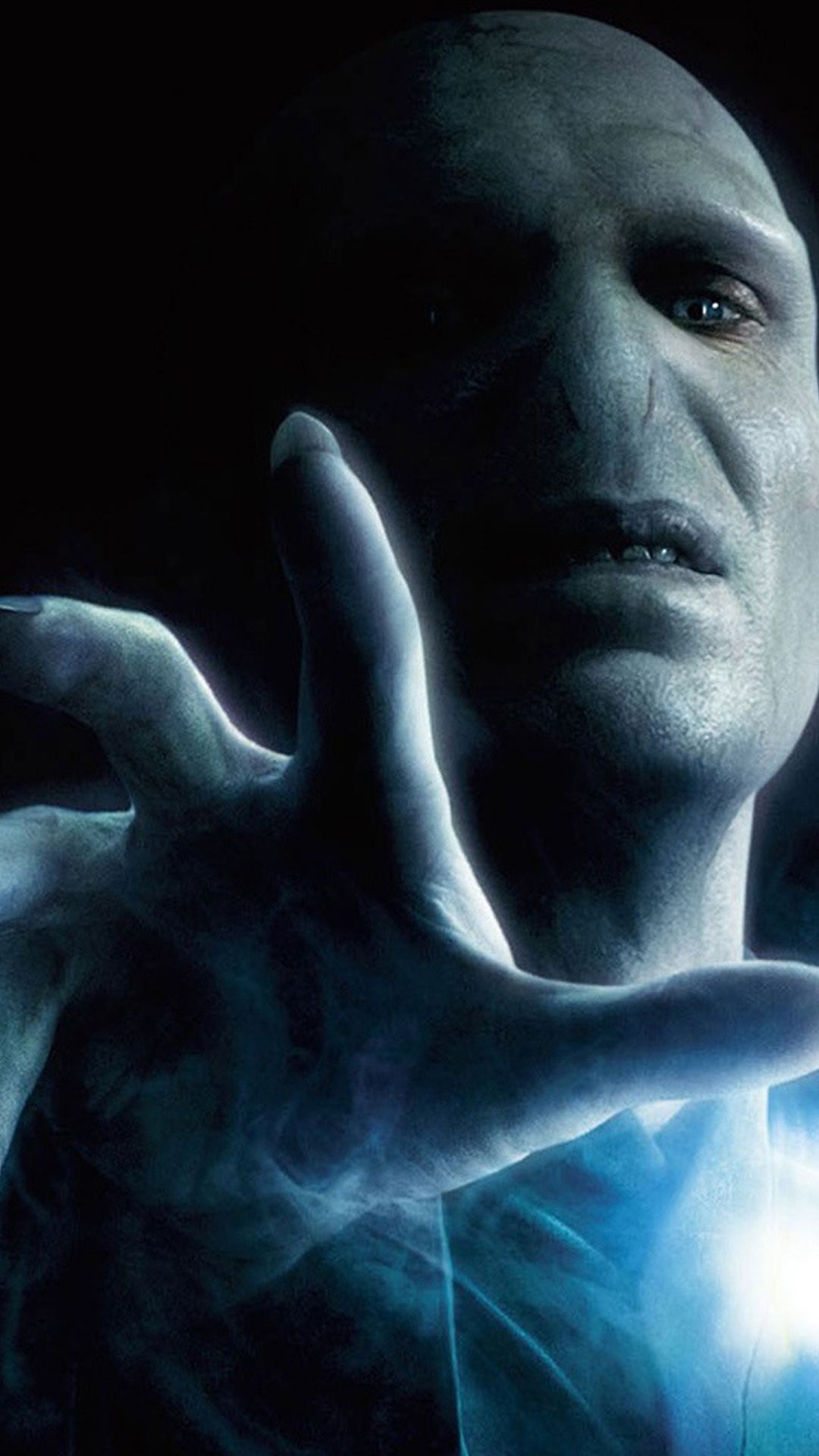 Voldemort mano incantesimo blu, 1080x1920 Full HD Verticale, iPhone