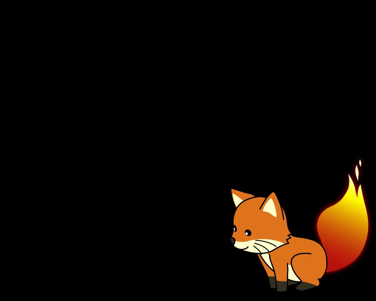 Volpe rossa stilizzata minimalista, 1920x1080 1080p, Desktop