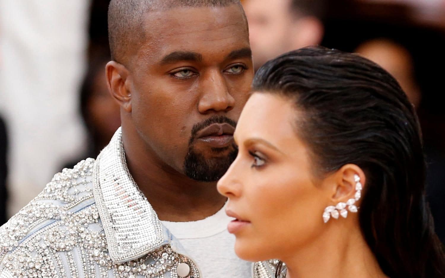 Kanye West e Kim Kardashian, 1500x937 720p, PC