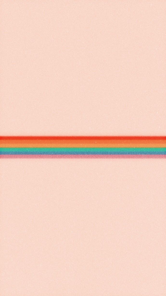 Riga arcobaleno sfondo rosa, 690x1230 Verticale, Mobile
