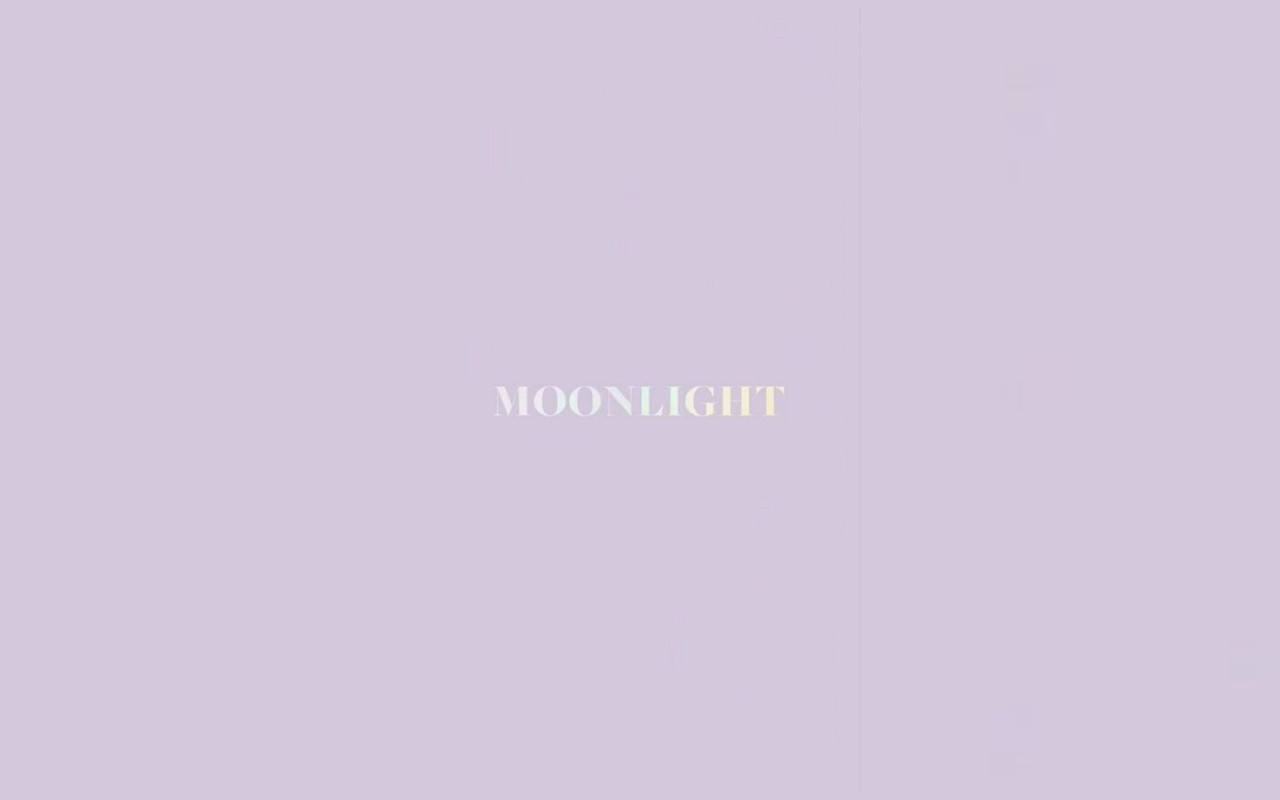Sfondo lilla scritta Moonlight, 1280x800 720p, Monitor Gaming