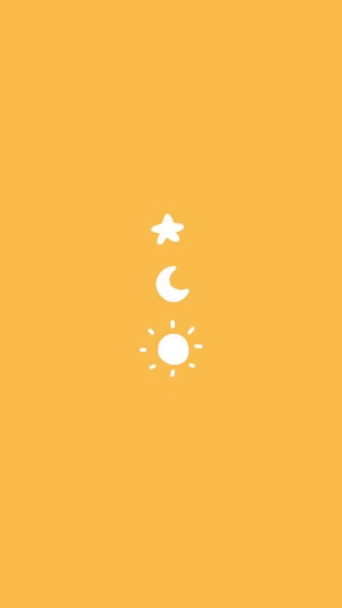 Stella luna sole giallo, 1152x2048 Full HD Verticale, Google Pixel