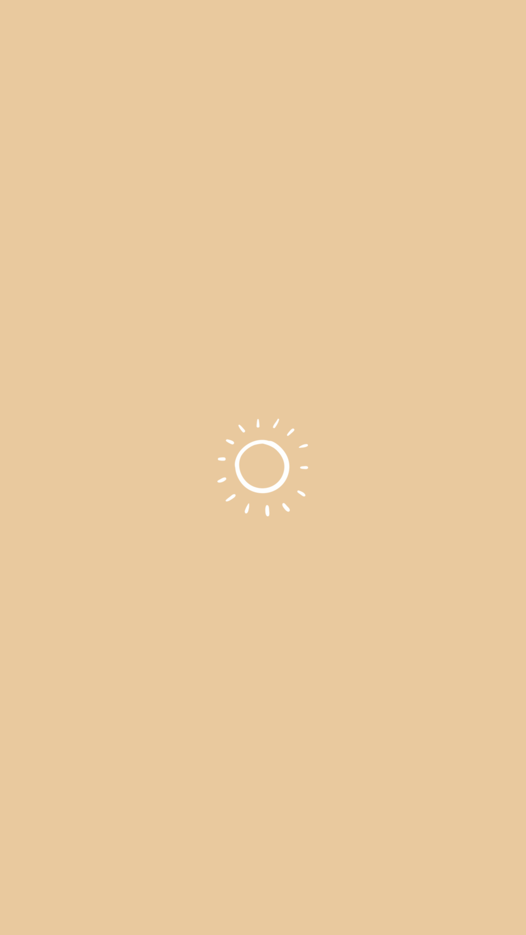 sole minimalista sfondo beige, 1080x1920 Full HD Verticale, Smartphone