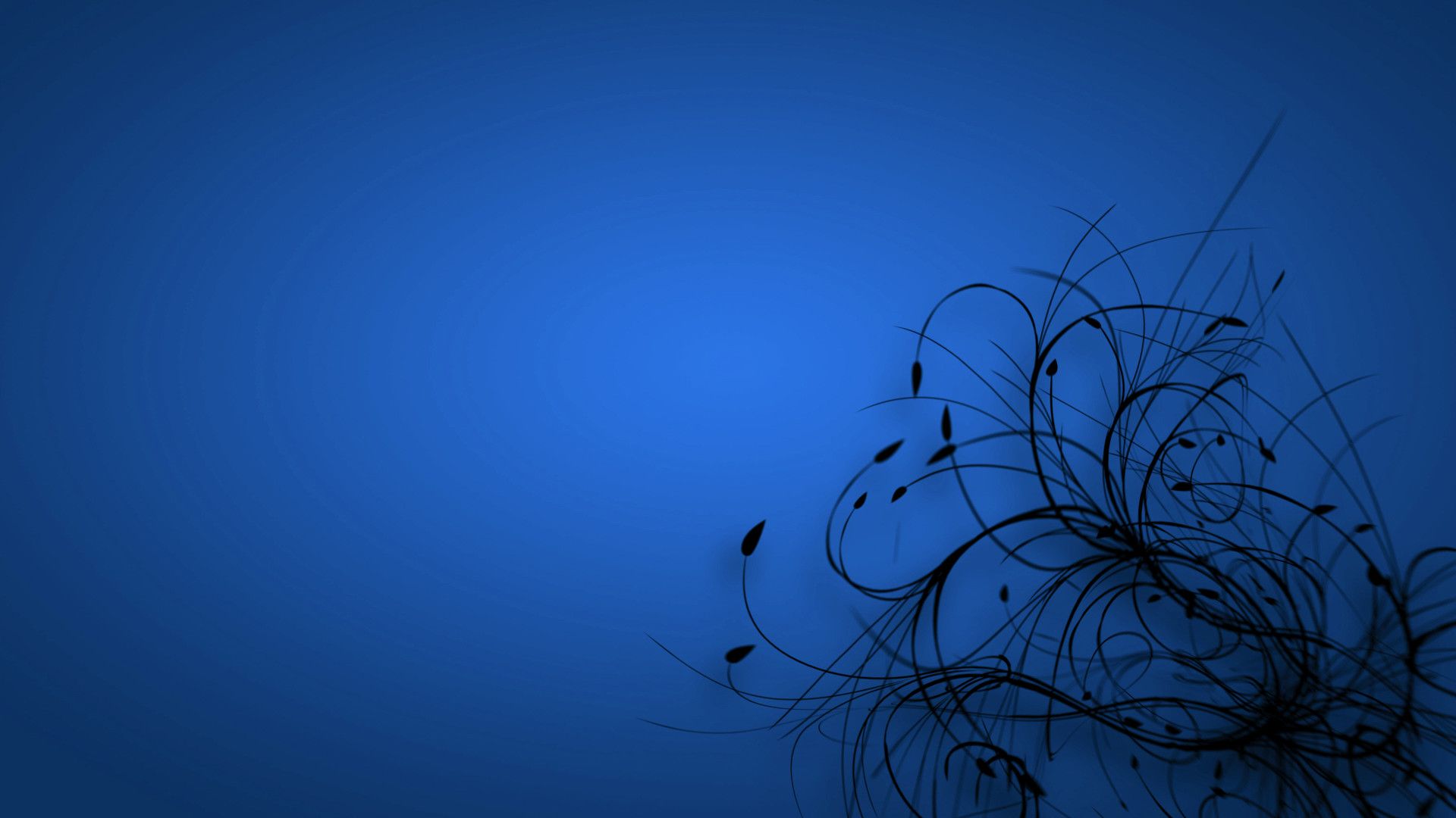 Sfondo blu con rami astratti, 1920x1080 Full HD 1080p, Desktop