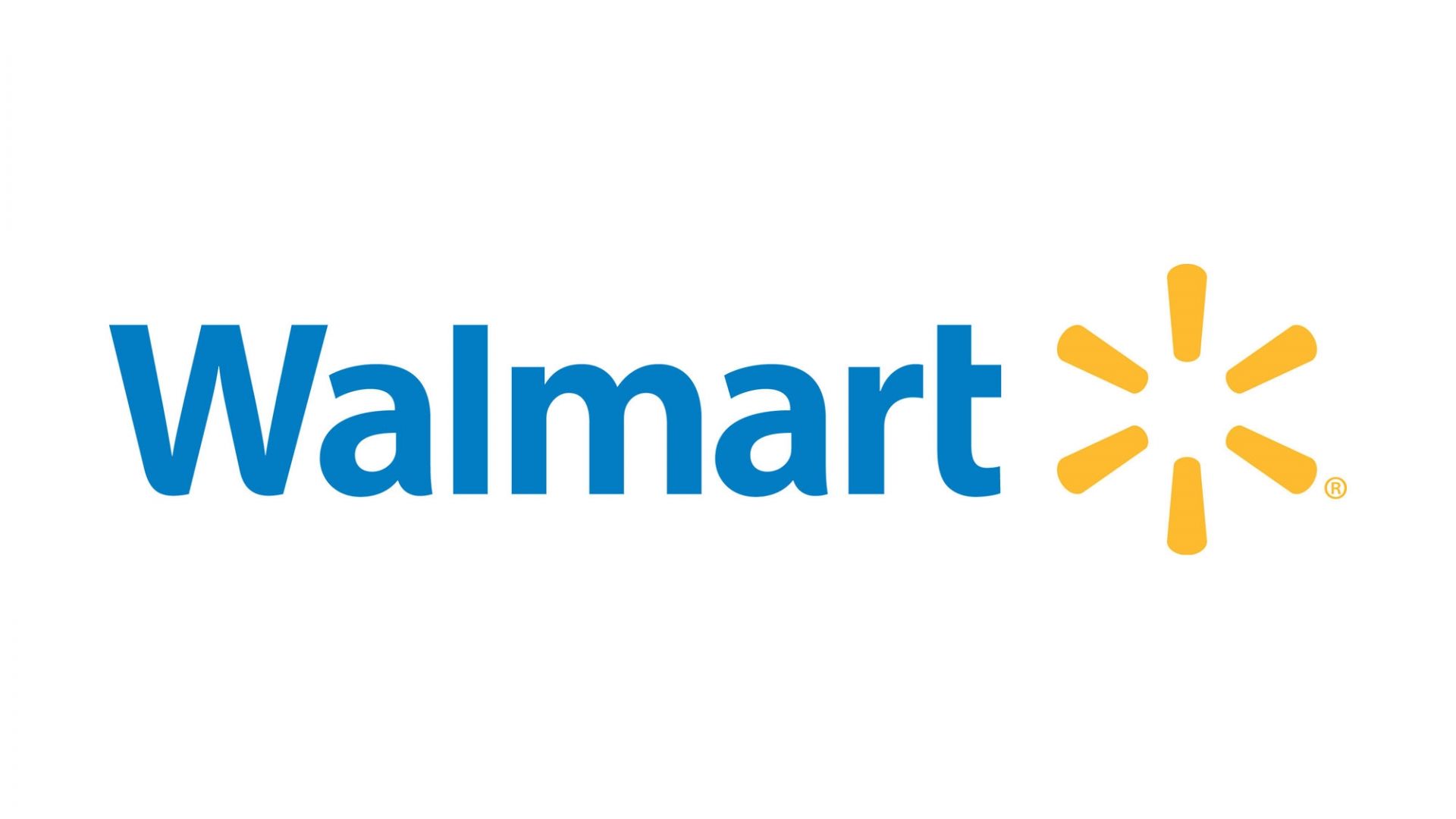 Logo Walmart sfondo blu, 1920x1080 Full HD 1080p, Desktop