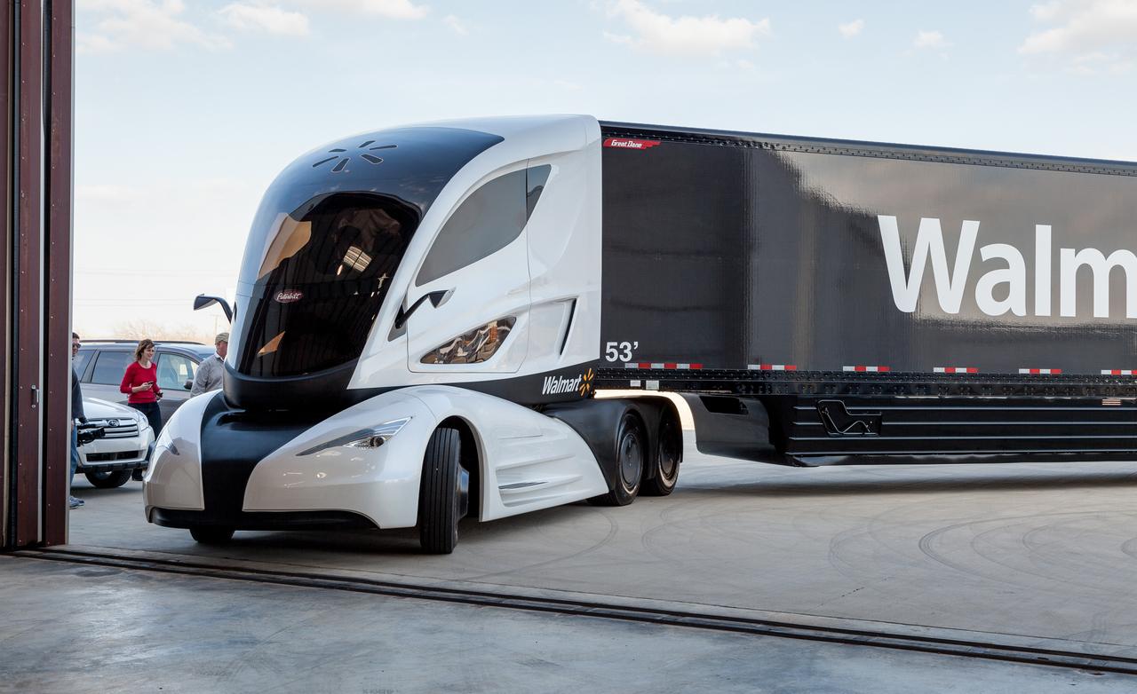 Camion futuristico Walmart, 1280x782 HD, Desktop