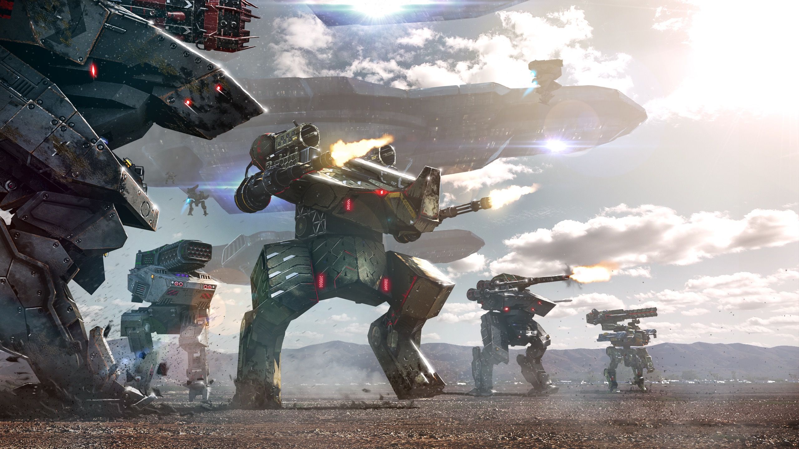 Robot da guerra in battaglia, 2560x1440 2K QHD, Monitor Gaming