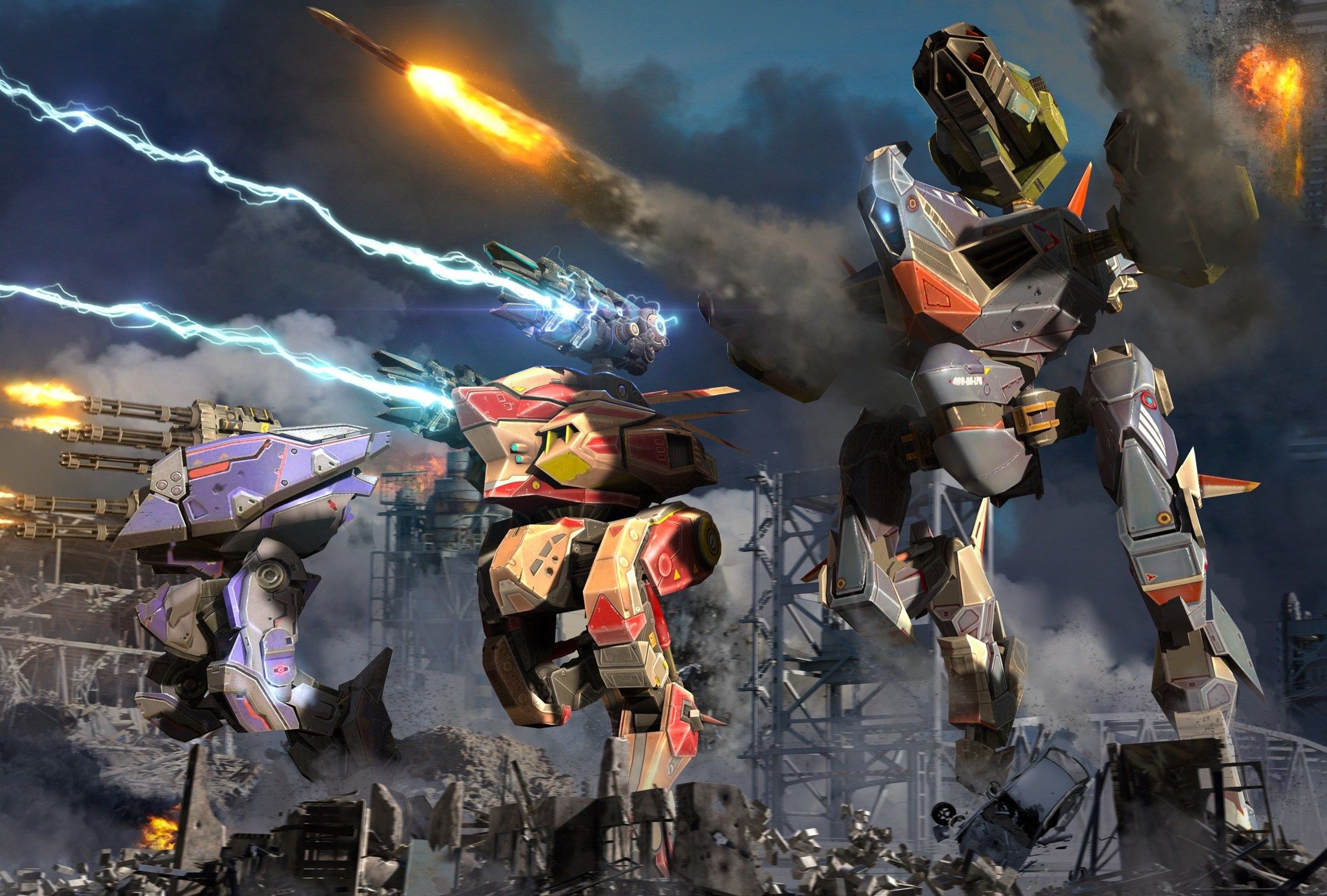 Robot da guerra in battaglia, 2240x1513 alta risoluzione, Desktop